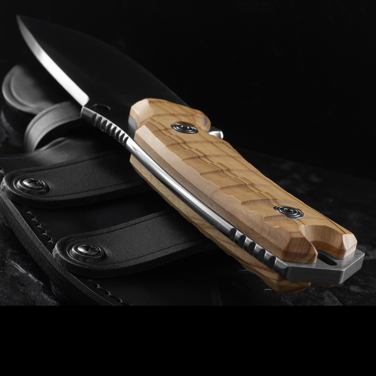 Fox Oxylos Olive Wood Fixed Blade | Heinnie Haynes