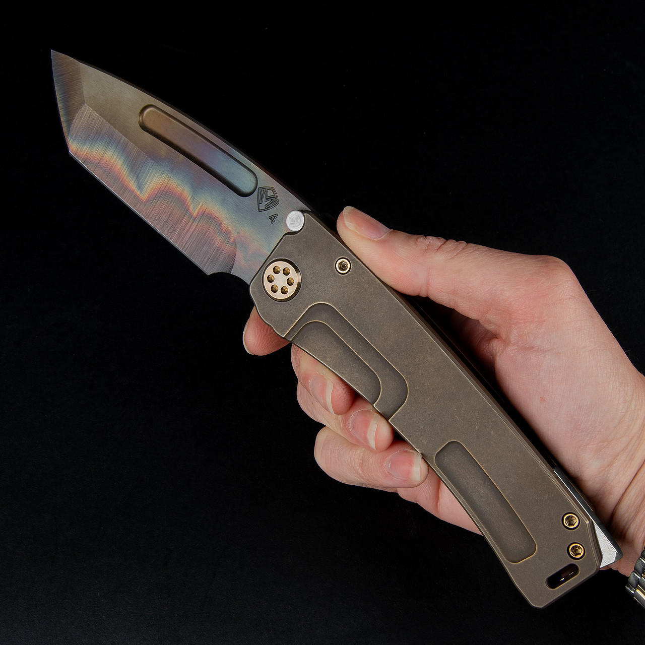 MEDFORD ヴィンテージ コンボ・ペン 14K H-MF Medford Marauder H Vulcan Folding Knife | Heinnie Haynes