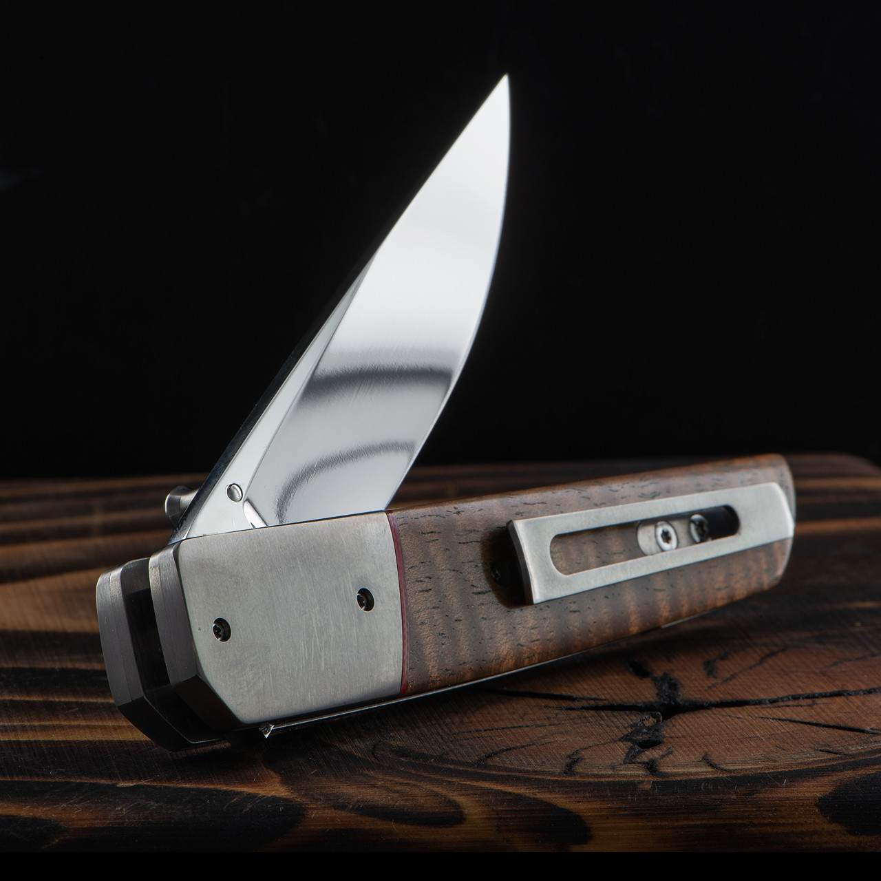 Jason Clark Koa Wood Custom Knife | Heinnie Haynes