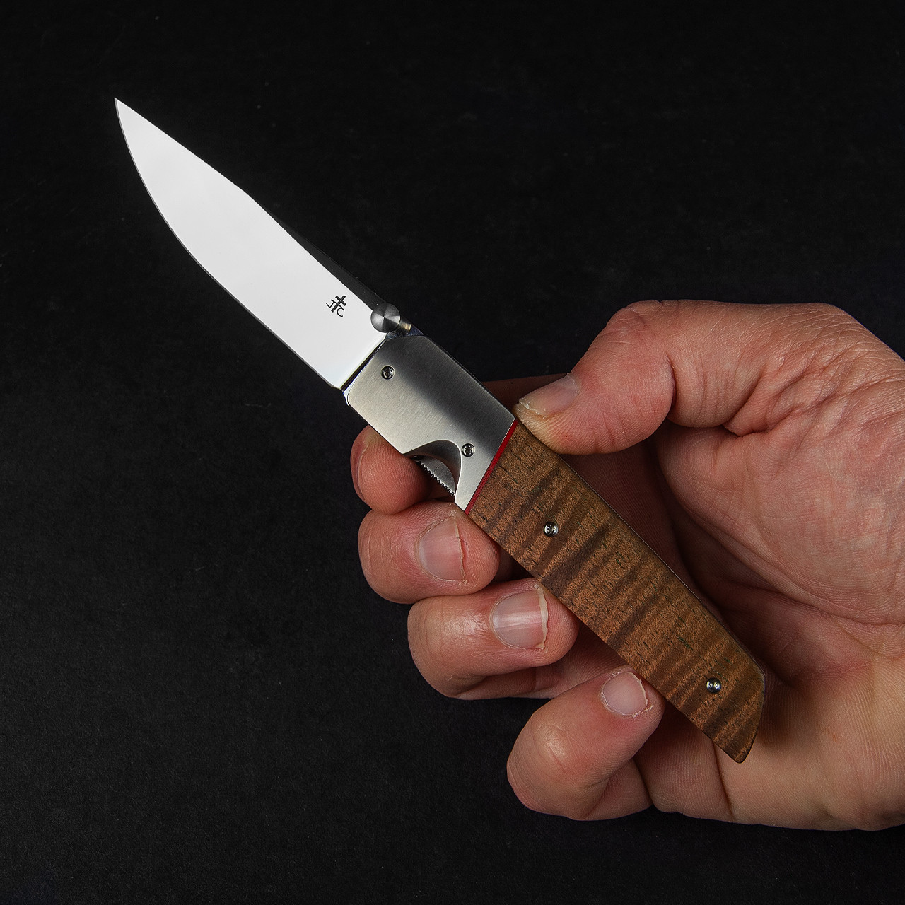 Jason Clark Koa Wood Custom Knife | Heinnie Haynes