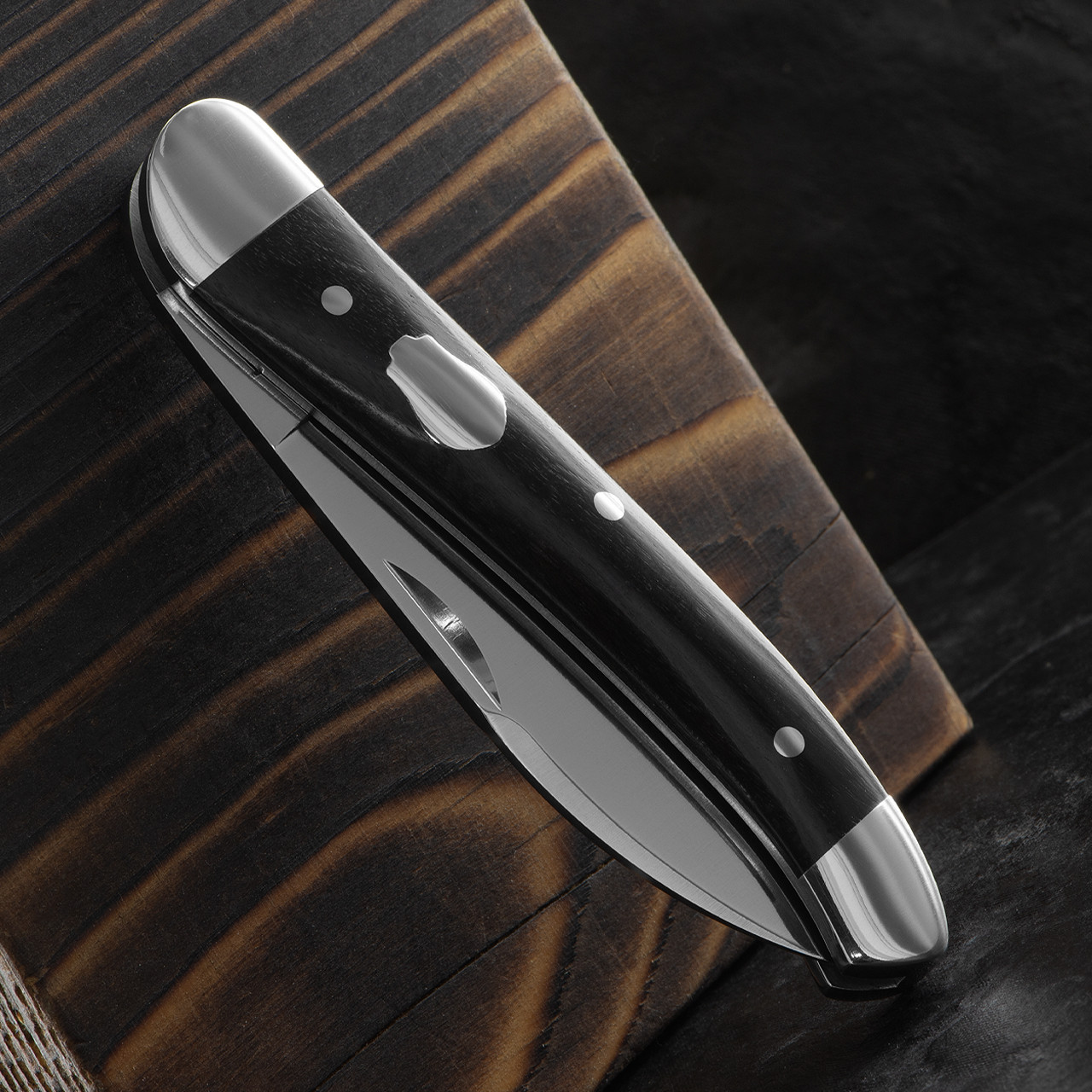 Robin Eubanks の手型。 Rosecraft French Broad Jack Sandalwood Folding Knife | Heinnie Haynes