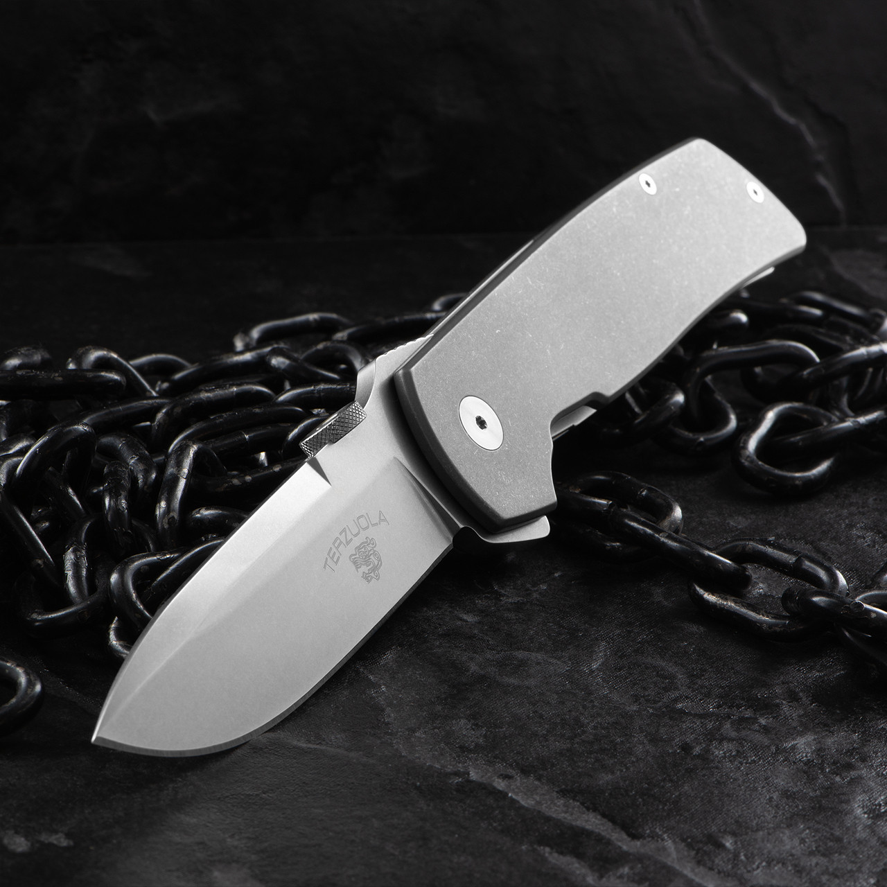 Fox ATCF OG Titanium Folding Knife | Heinnie Haynes