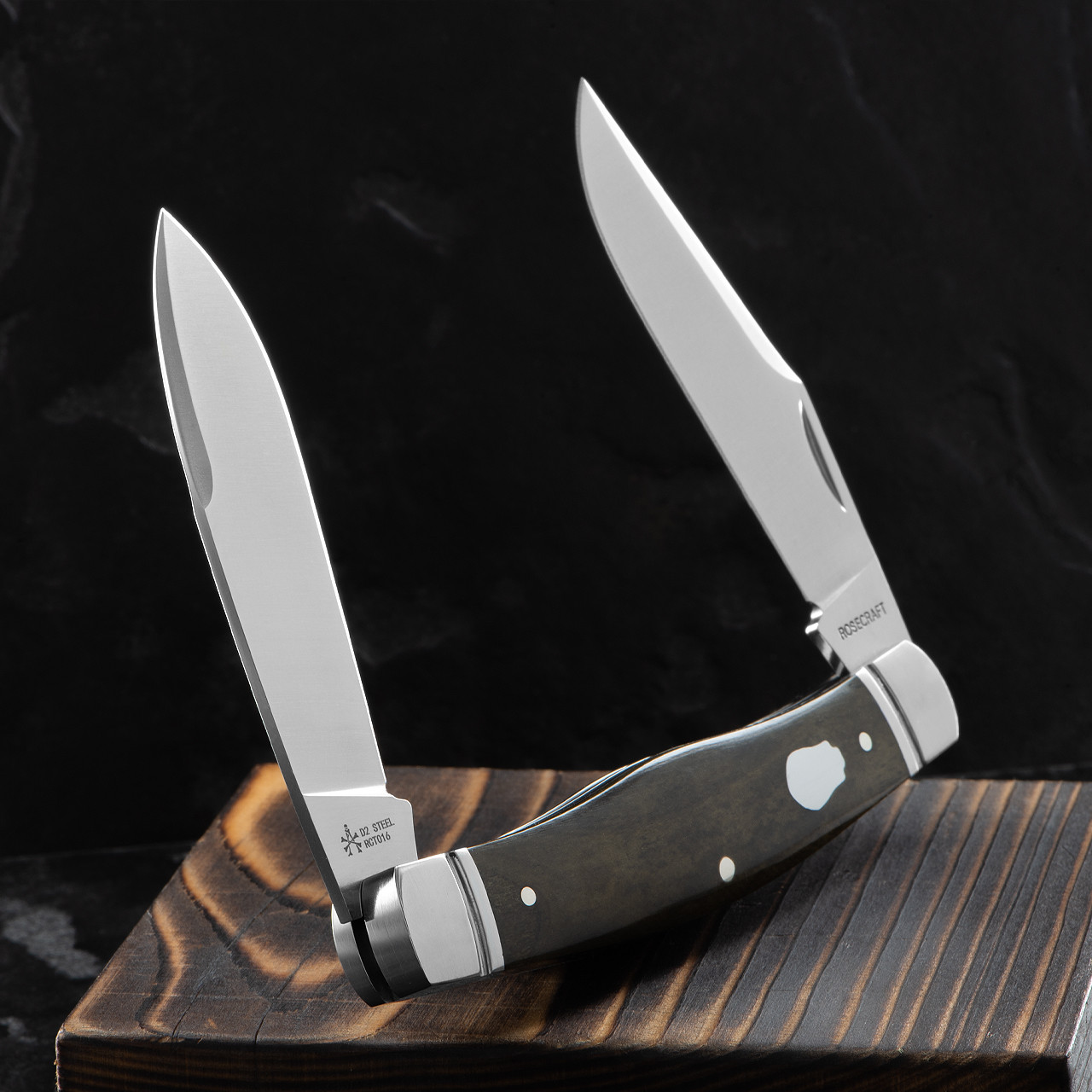 Rosecraft Mosquito Lake Moose Folding Knife | Heinnie Haynes