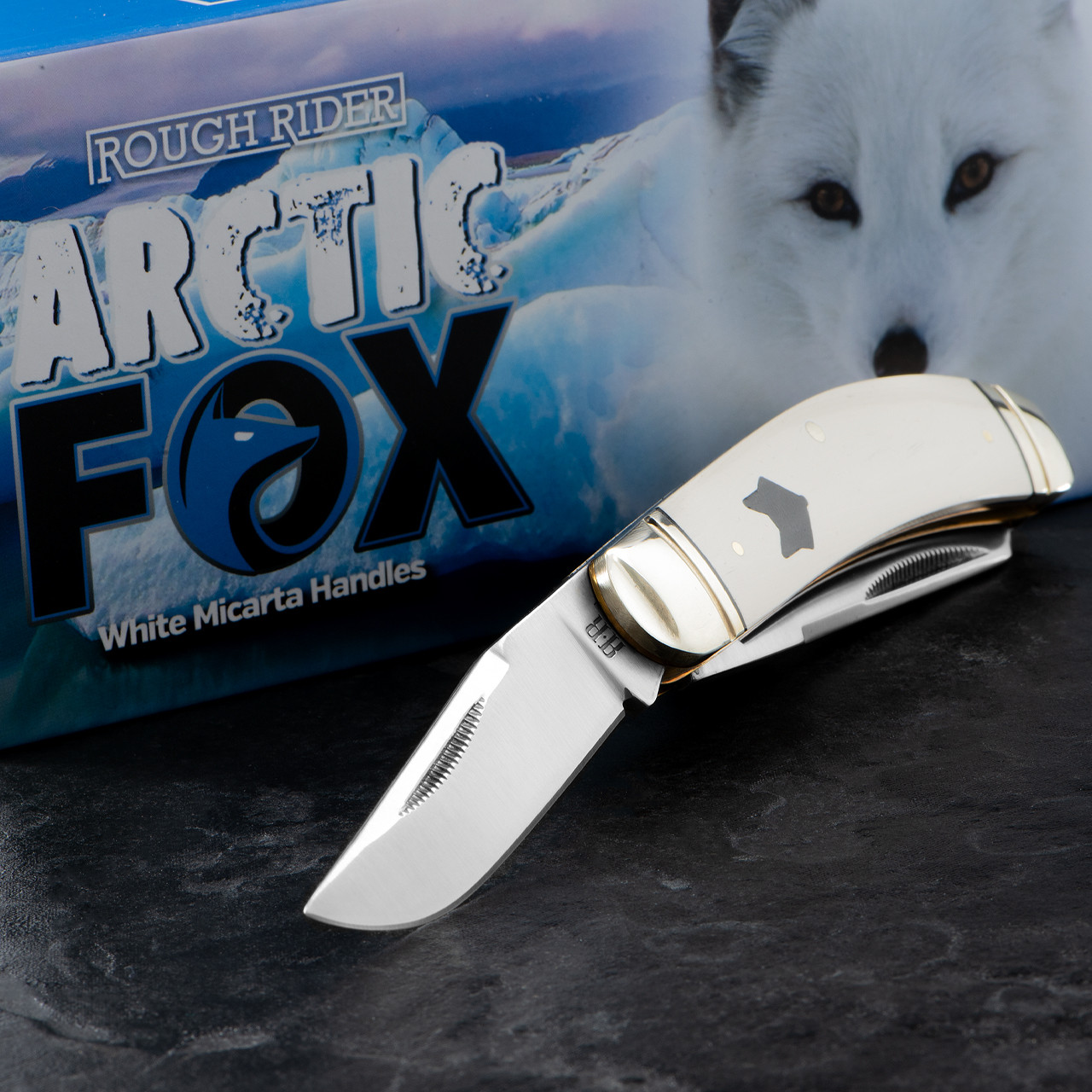 【極美品】カナダ製 ELENI'S ロシアンハット フォックス×アライグマ L Mechforce/Rick Lala Sentry Folding Knife Black Titanium 3.5