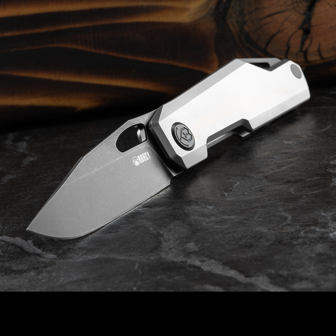 Kubey Verijero Framelock Ti Folding Knife | Heinnie Haynes