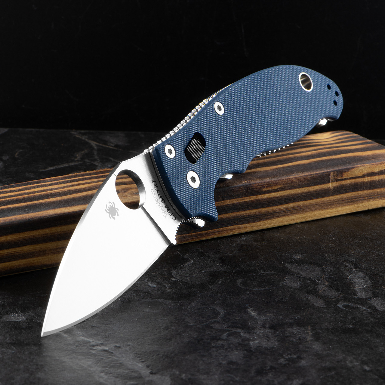 超希少！Maniac - 2 Deep 2 Peep (USオリジナル) Spyderco Manix 2 CPM SPY27 Folding Knife | Heinnie Haynes
