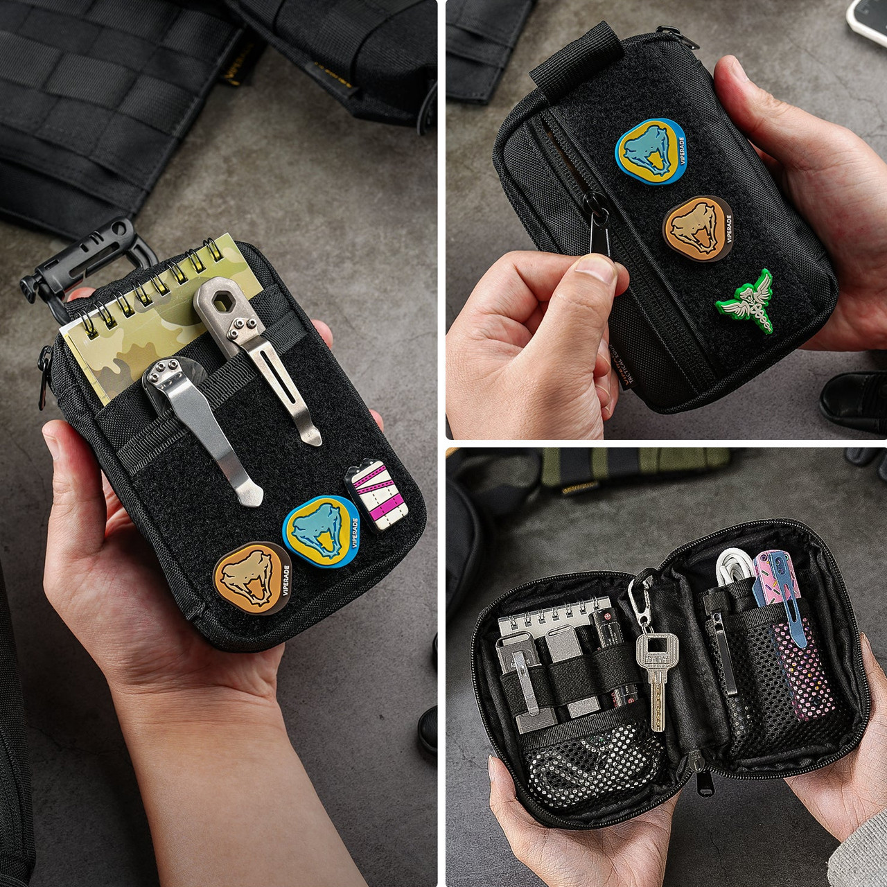 Viperade VE26 Small EDC Pouch Black | Heinnie Haynes