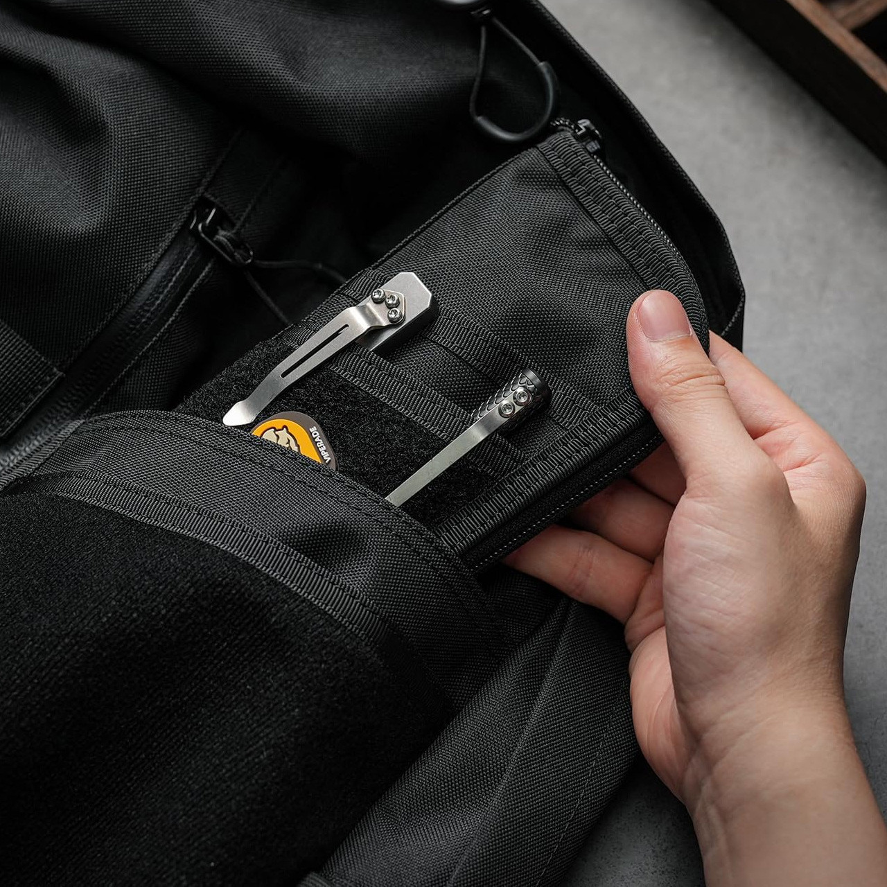 Viperade VE19 Knife Pouch Black | Heinnie Haynes