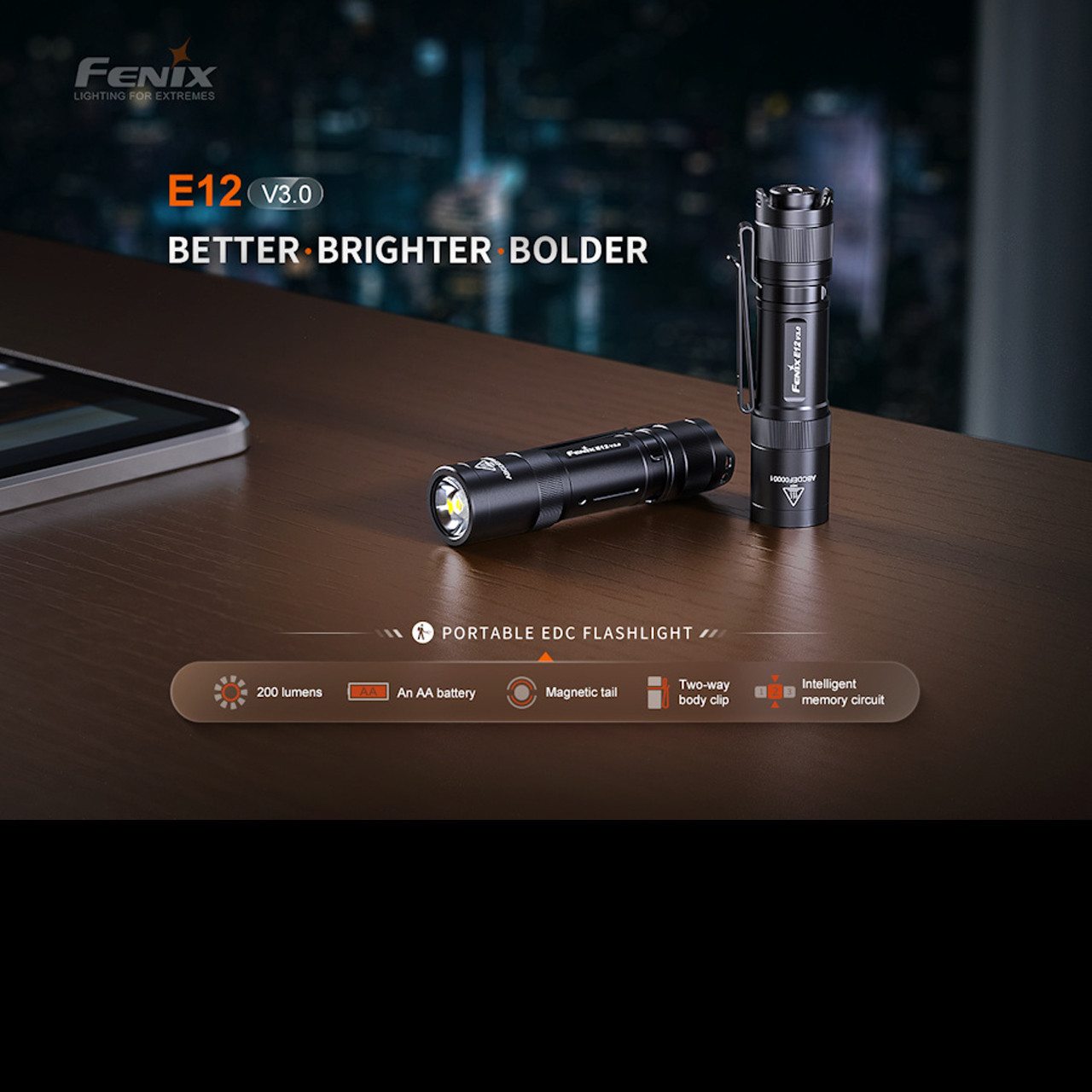 Fenix E12 V3.0 Mini Flashlight | Heinnie Haynes