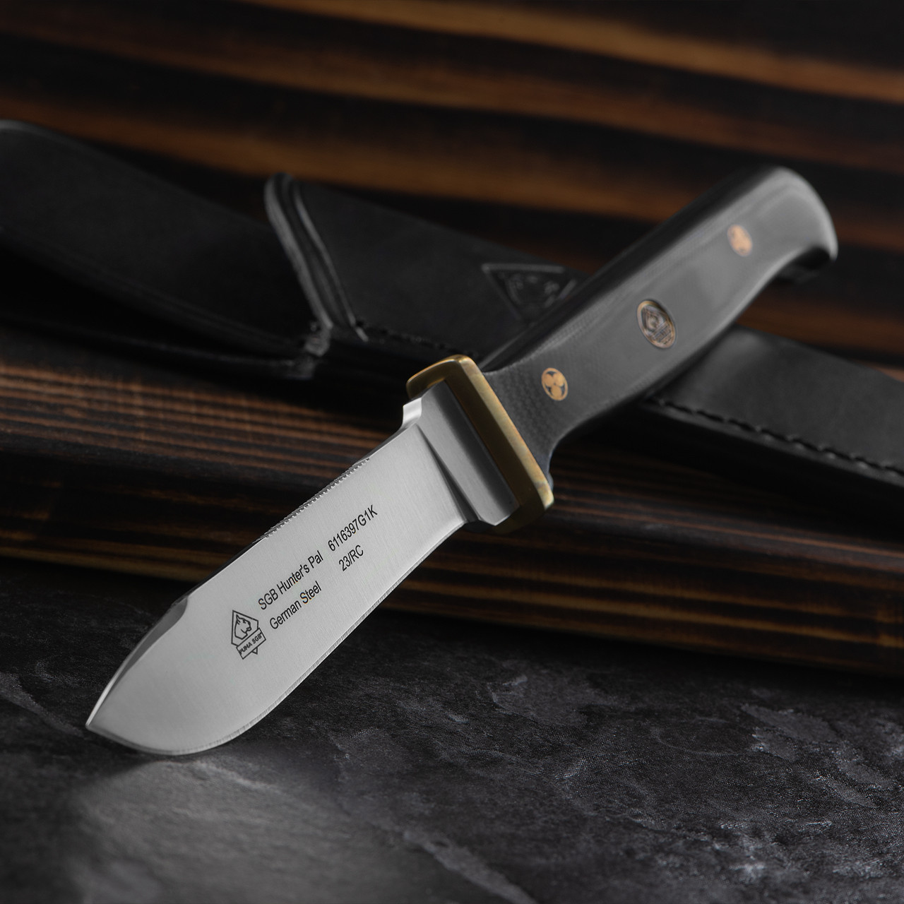 Puma SGB Hunter's Pal Black Fixed Blade | Heinnie Haynes