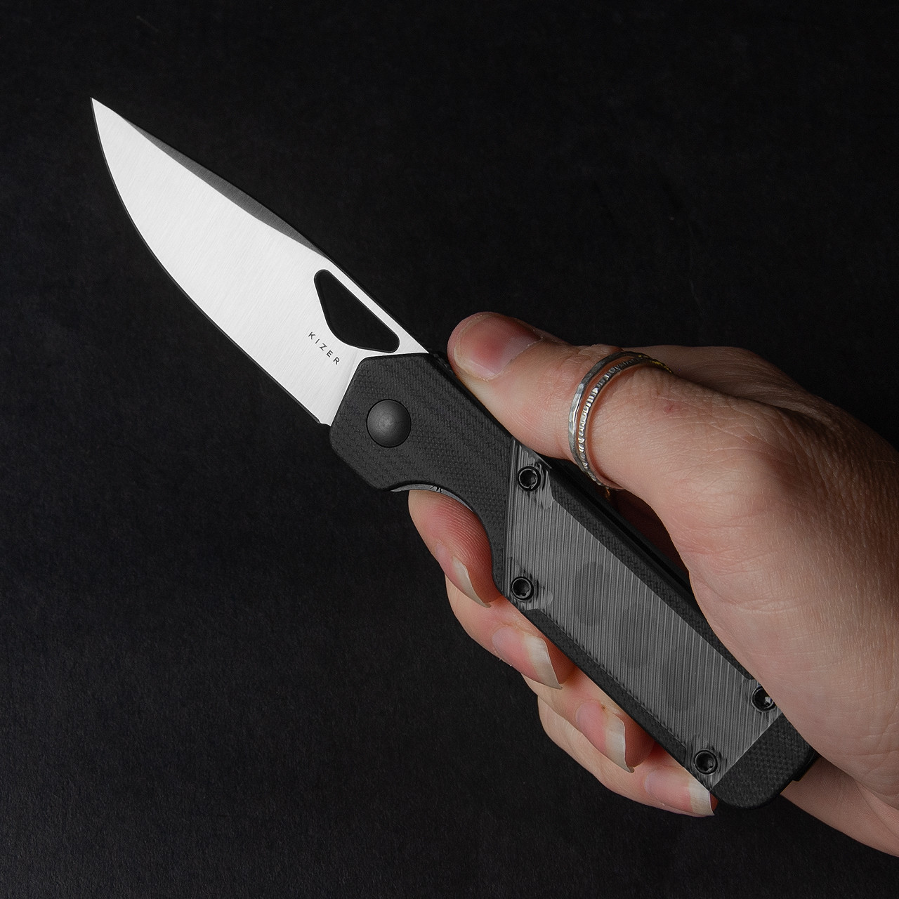 Kizer Vanguard Mini Militaw G10 and Acrylic Folding Knife