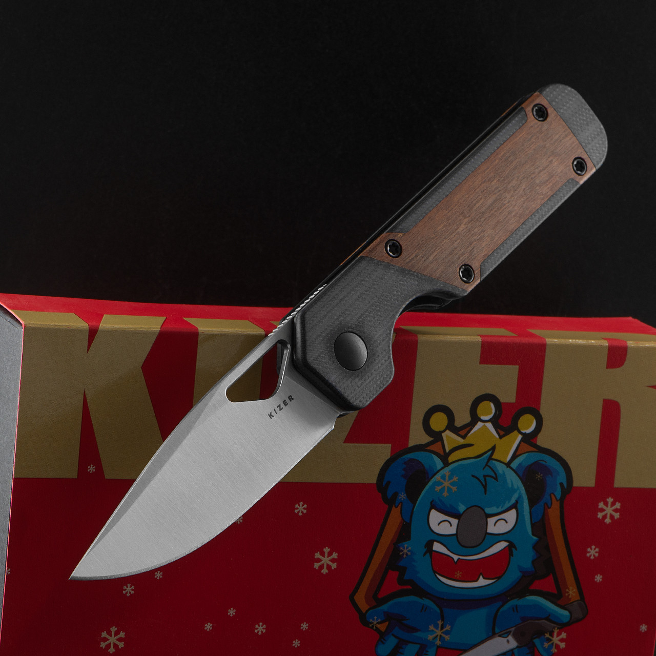 Kizer Vanguard Mini Militaw G10 Mkuruti Folding Knife | Heinnie Haynes