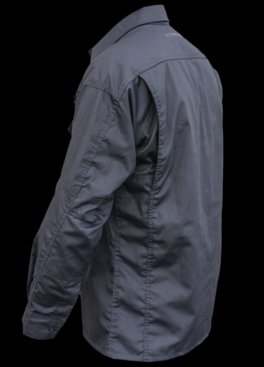 Kitanica Lightweight Vented Shirt L/S Grey | Heinnie Haynes