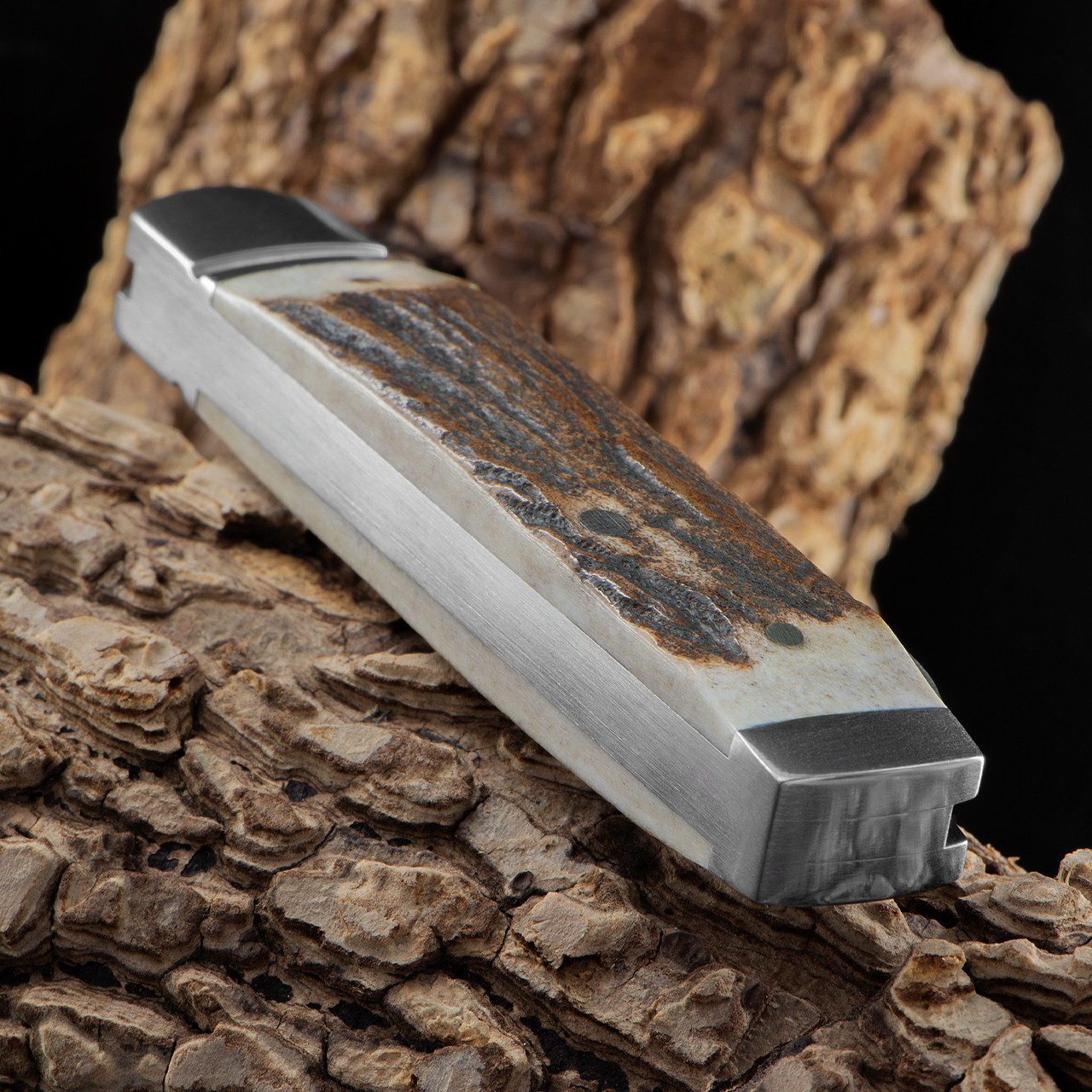 Rosecraft Sweetwater Creek Senator Stag Folding Knife | Heinnie Haynes