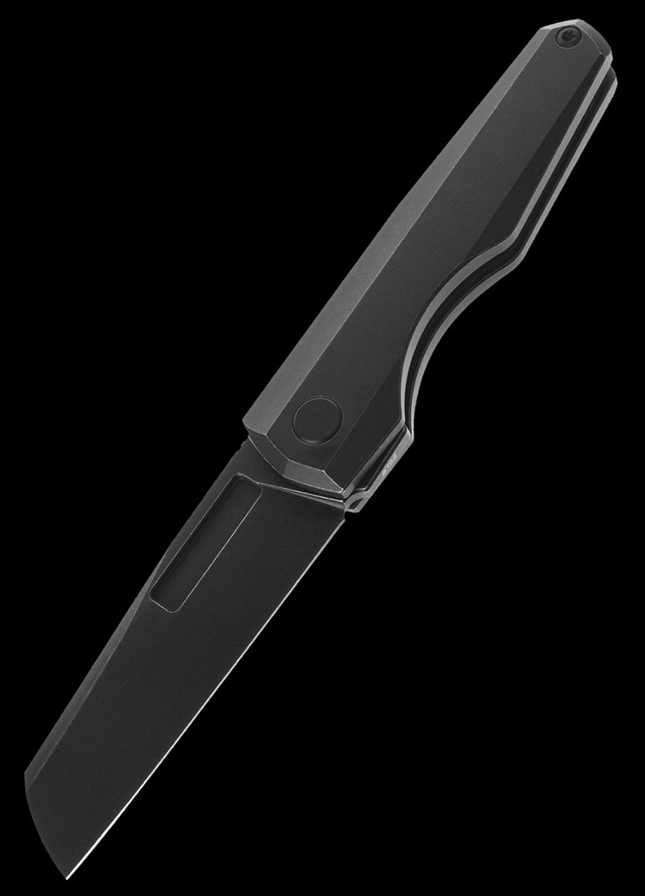 Vero Engineering Neuron Titanium Black Folding Knife | Heinnie Haynes