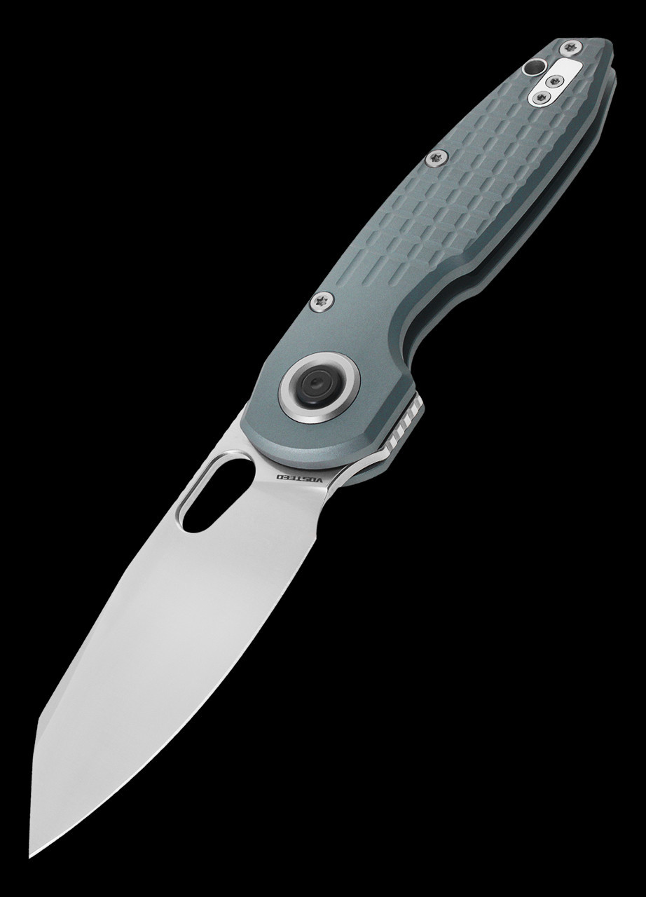 Vosteed Ankylo Vanchor Lock Gray Folding Knife | Heinnie Haynes