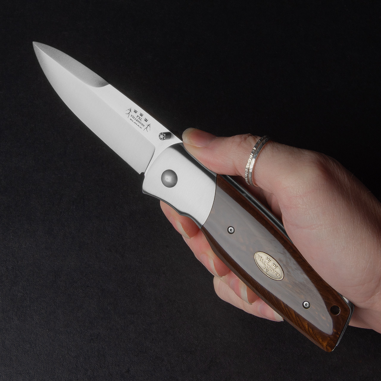 Fallkniven PXL Juma Golden Dragon Folding Knife | Heinnie Haynes
