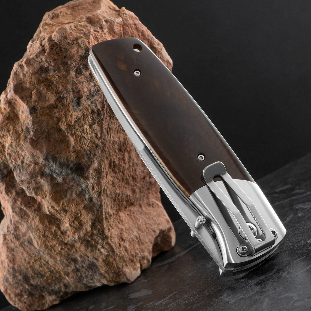 Fallkniven PXL Juma Golden Dragon Folding Knife | Heinnie Haynes