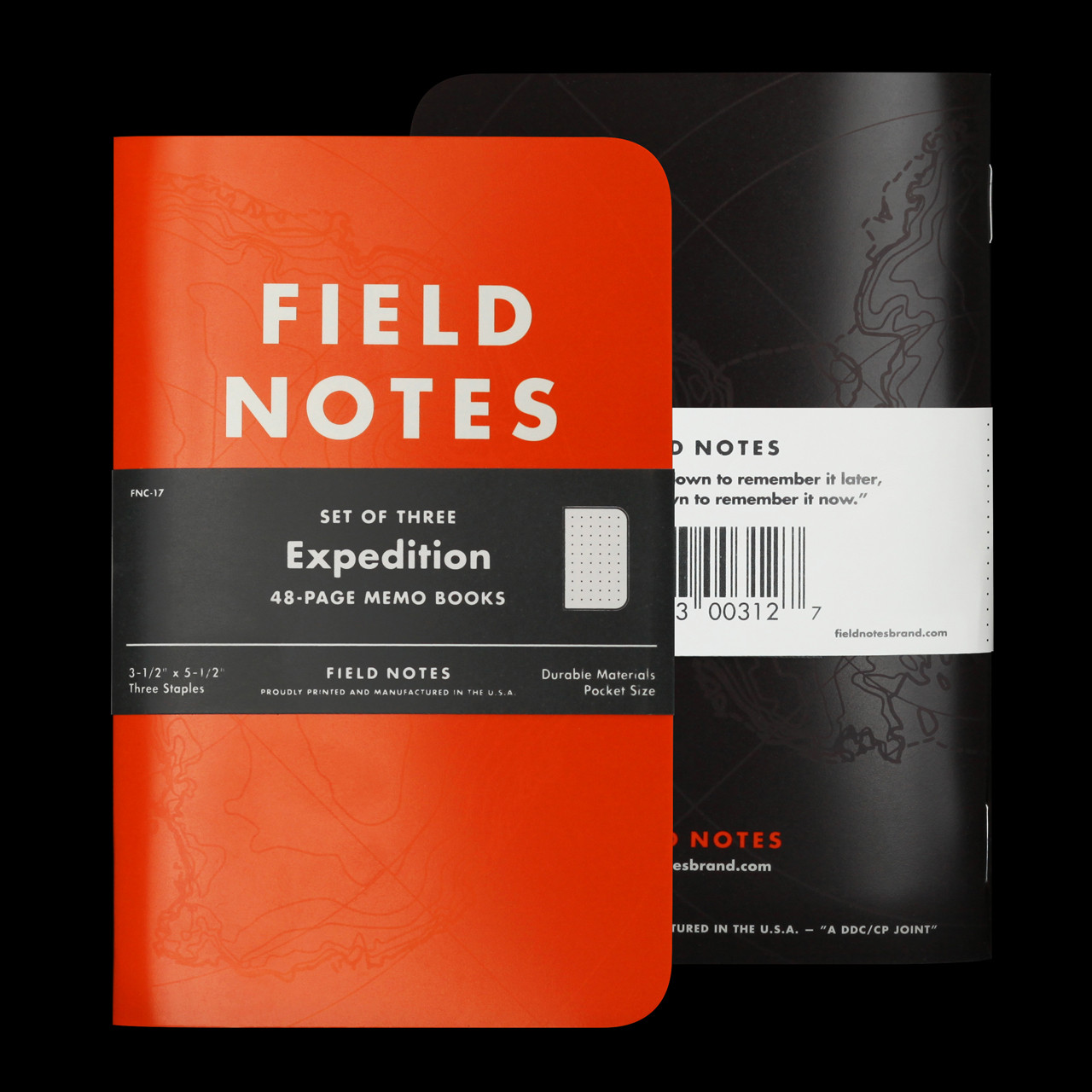 Field Notes Expedition Edition 3-Pack (Dot-graph, waterproof
