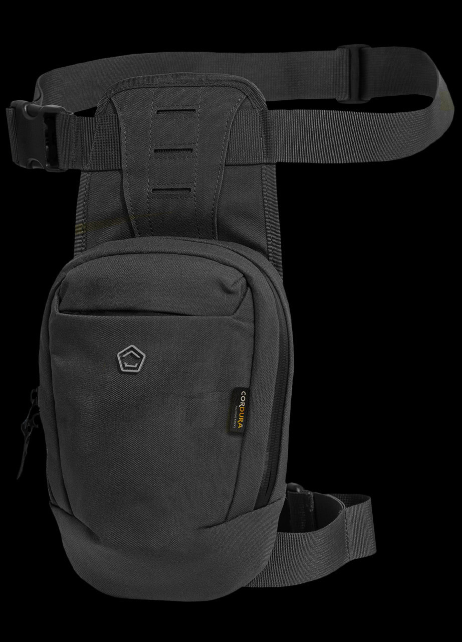 Pentagon Consul Thigh Pouch Black | Heinnie Haynes