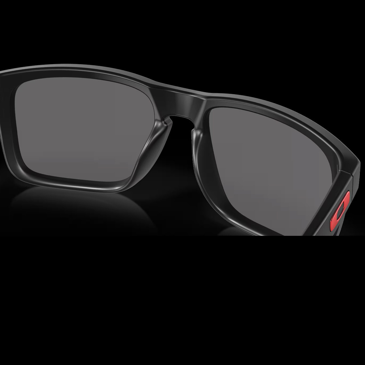 Oakley Holbrook Matte Black Red Lens | Heinnie Haynes