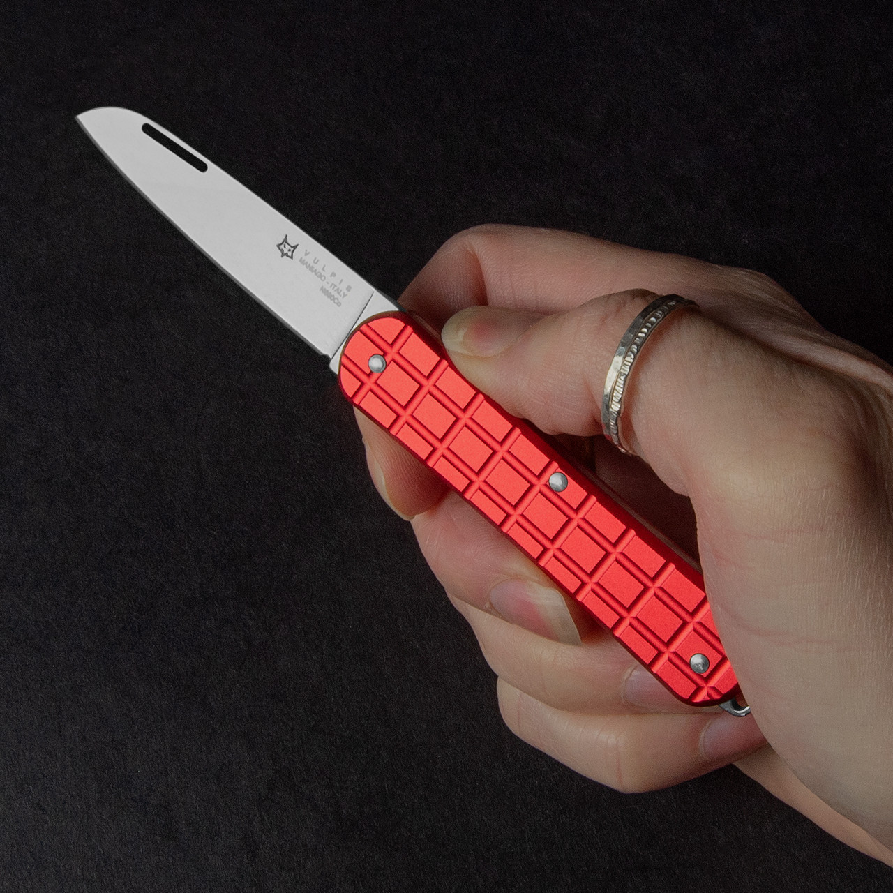 Fox Vulpis Grenade Pattern Folding Knife | Heinnie Haynes