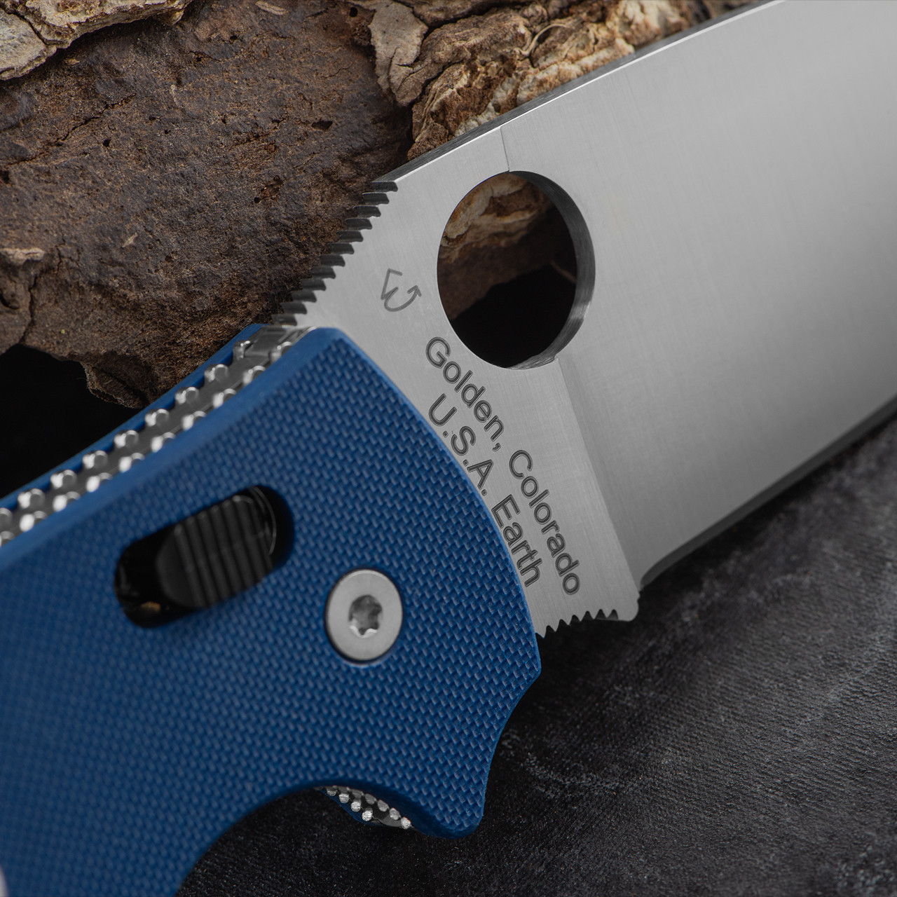 Spyderco Manix 2 XL Cobalt | Folding Pocket Knife