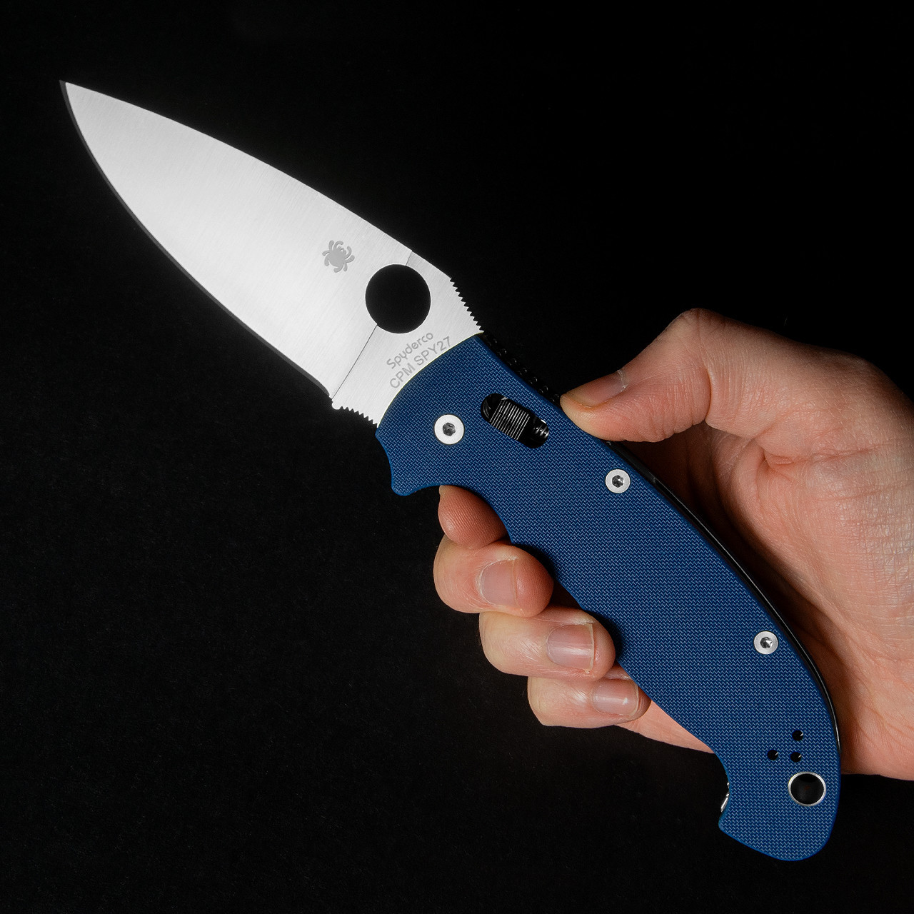 Spyderco Manix 2 XL Cobalt | Folding Pocket Knife
