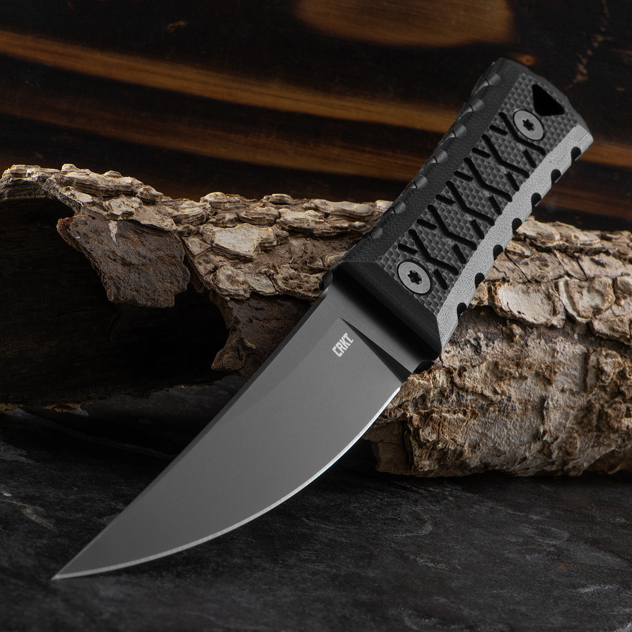 CRKT HZ4 Black | Fixed Blade