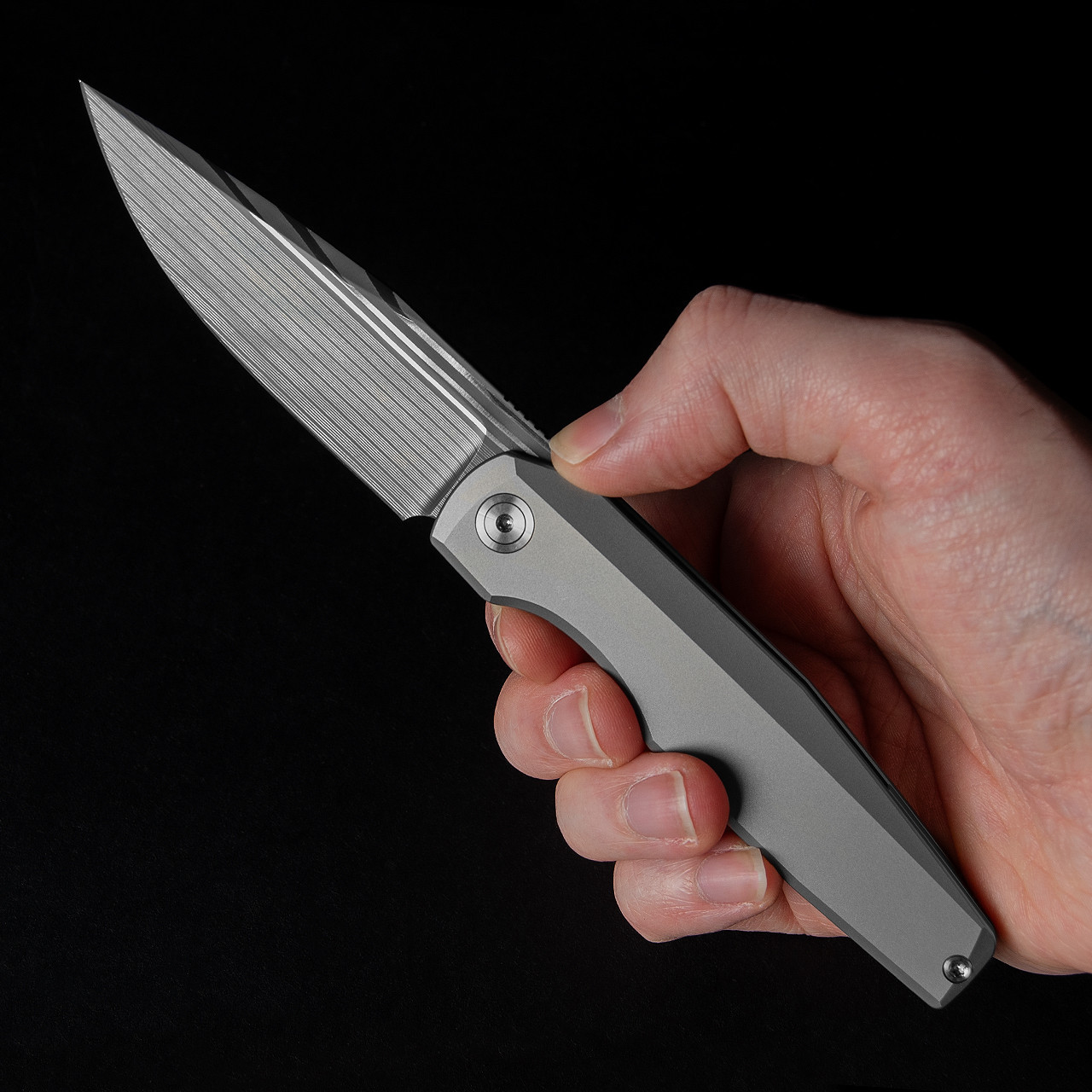 Vero Lux Mini Titanium Bacon | Folding Pocket Knife