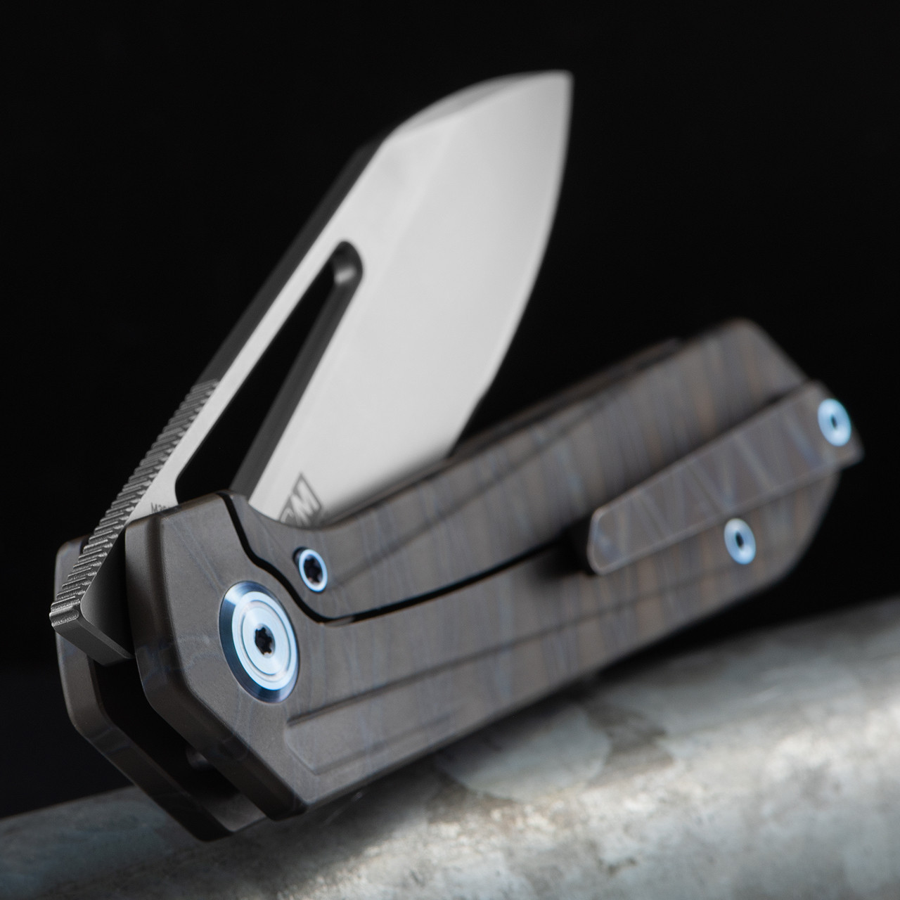 Kubey Royal Framelock Flame Ti | Heinnie Haynes