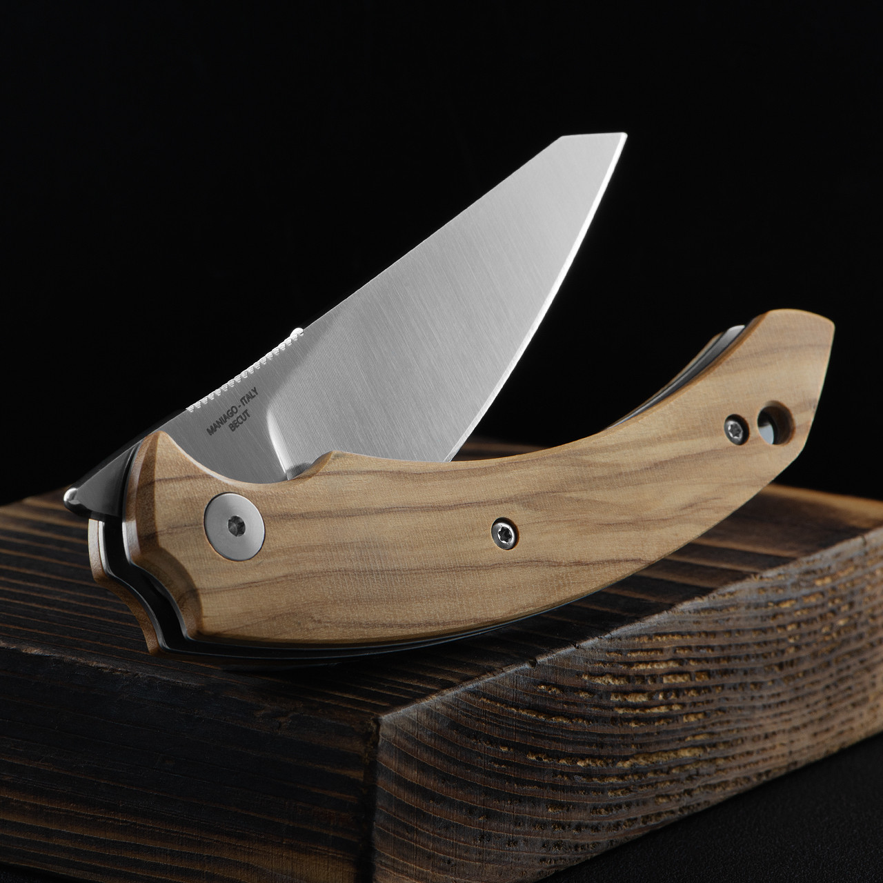 Fox Fides Olive Folding Knife | Heinnie Haynes
