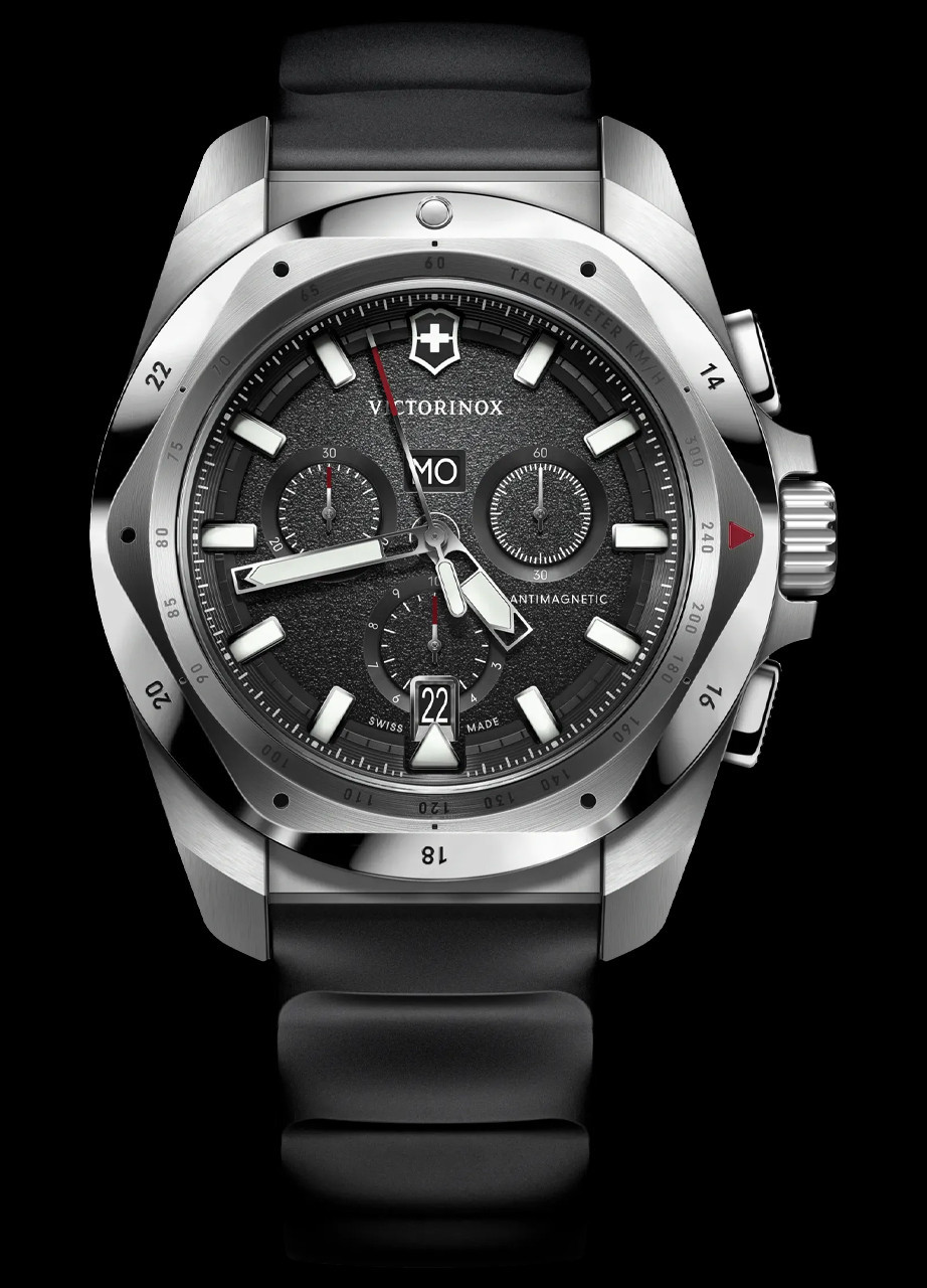 Victorinox I.N.O.X. Chrono 43, SIR, BLK dial, BLK rubber | Watch