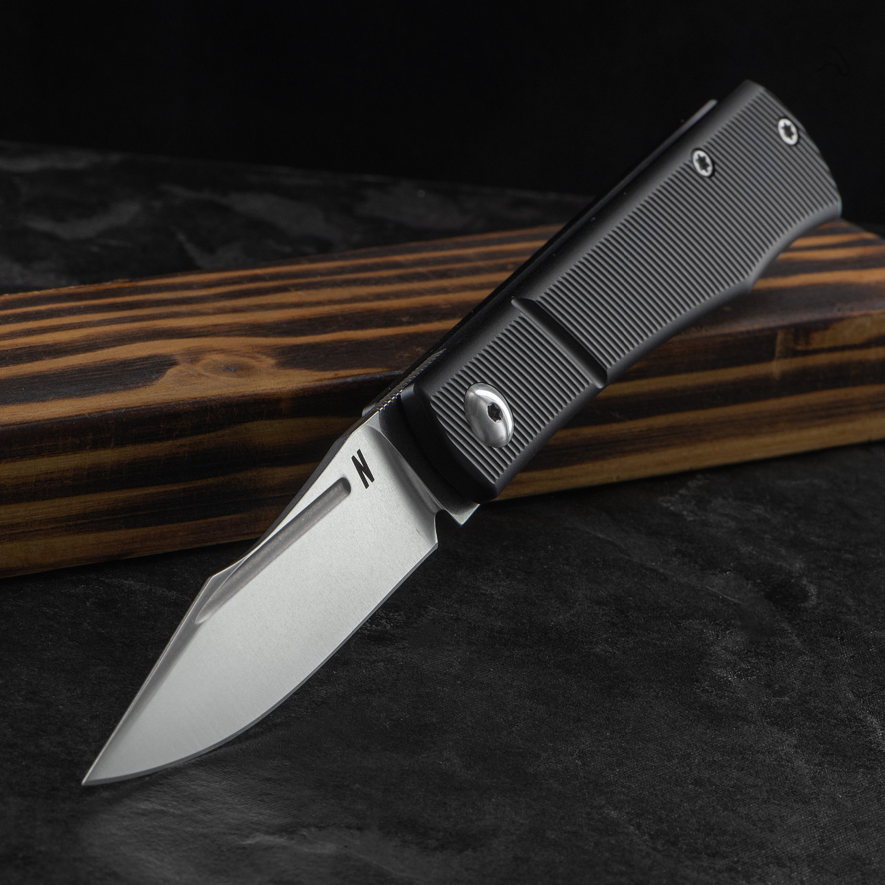 Notorious EDC Kingpin Micarta Folding Knife | Heinnie Haynes