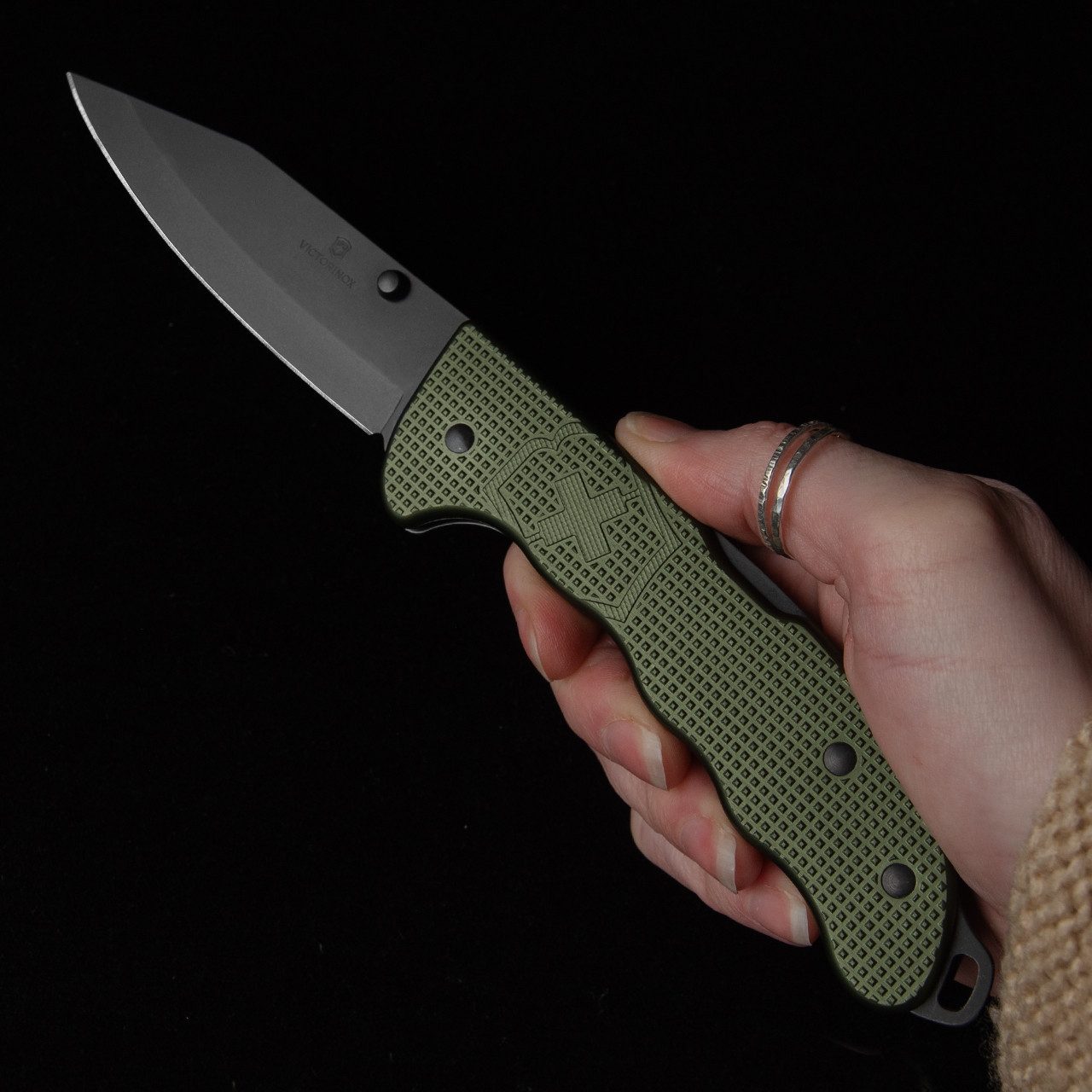 Victorinox Evoke Alox Olive Green Folding Pocket Knife