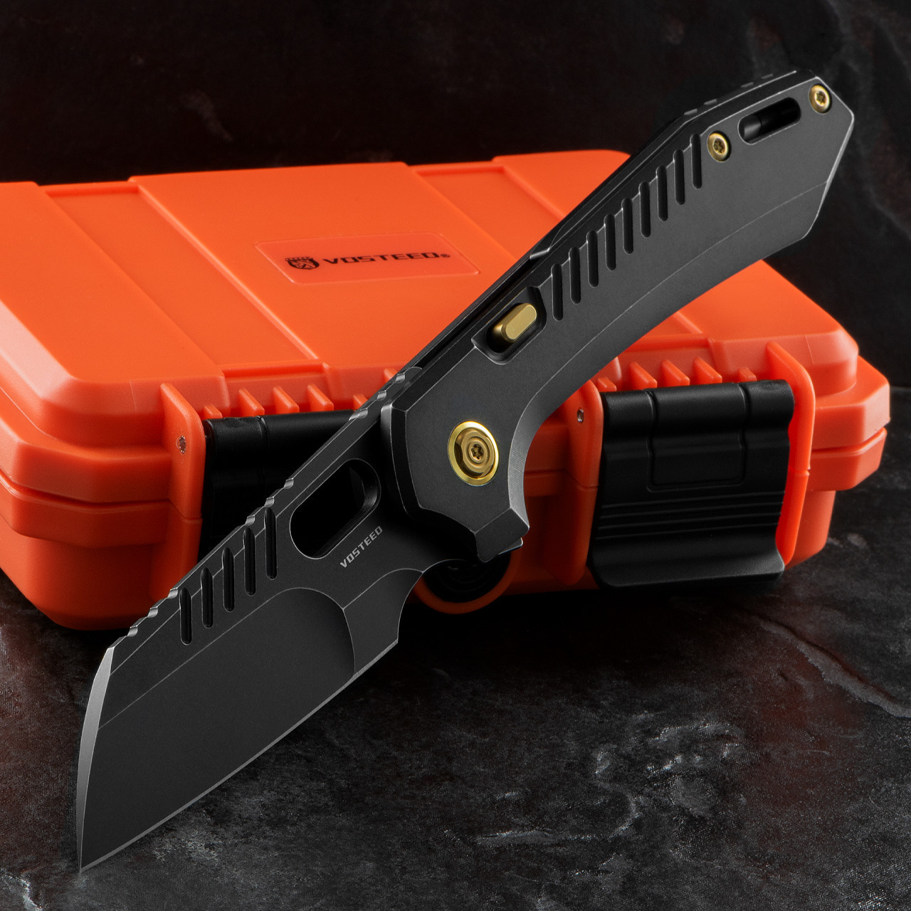 Vosteed RSKAOS Titanium Blackwashed | Folding Pocket Knife
