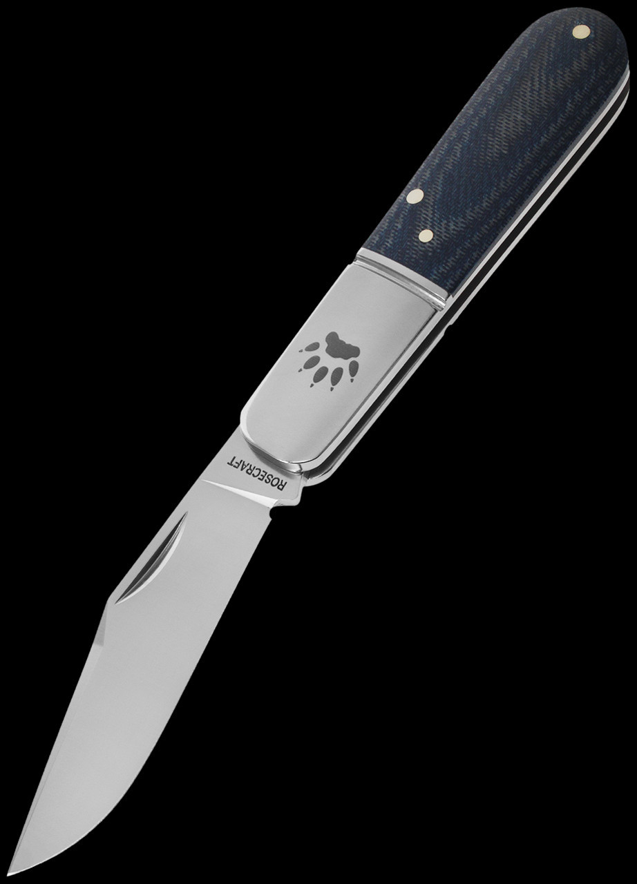 Rosecraft Otter Creek Barlow | Blue Denim Micarta