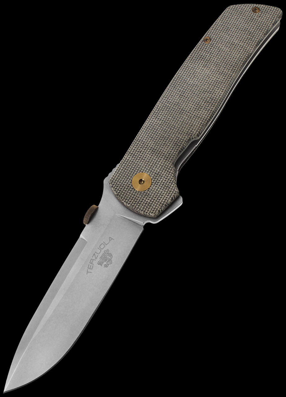 Fox OG01 OG Micarta OD Green | Folding Pocket Knife