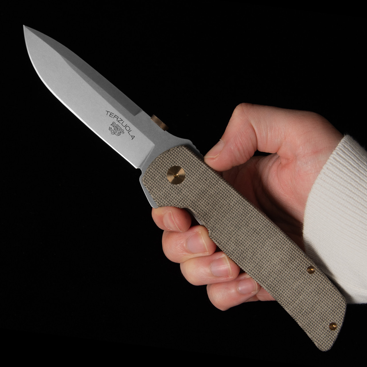 Fox OG01 OG Micarta OD Green | Folding Pocket Knife