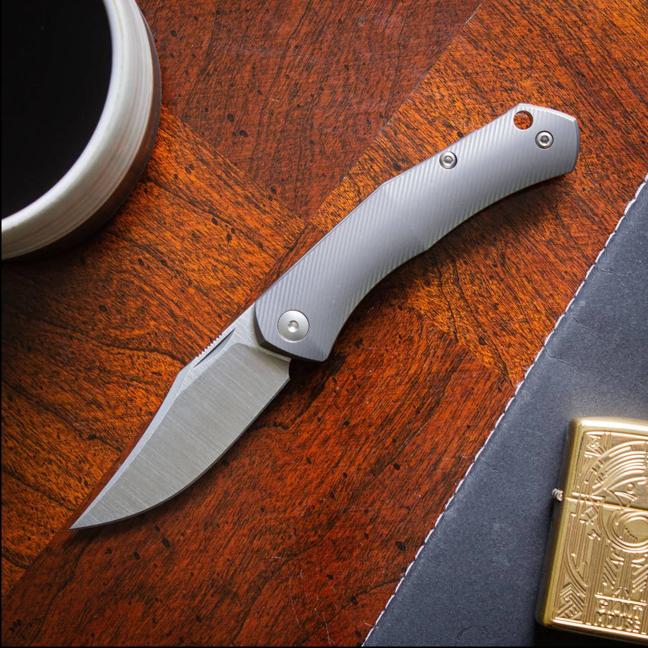 Giant Mouse Ace Jutland Slipjoint Titanium | Folding Pocket Knife