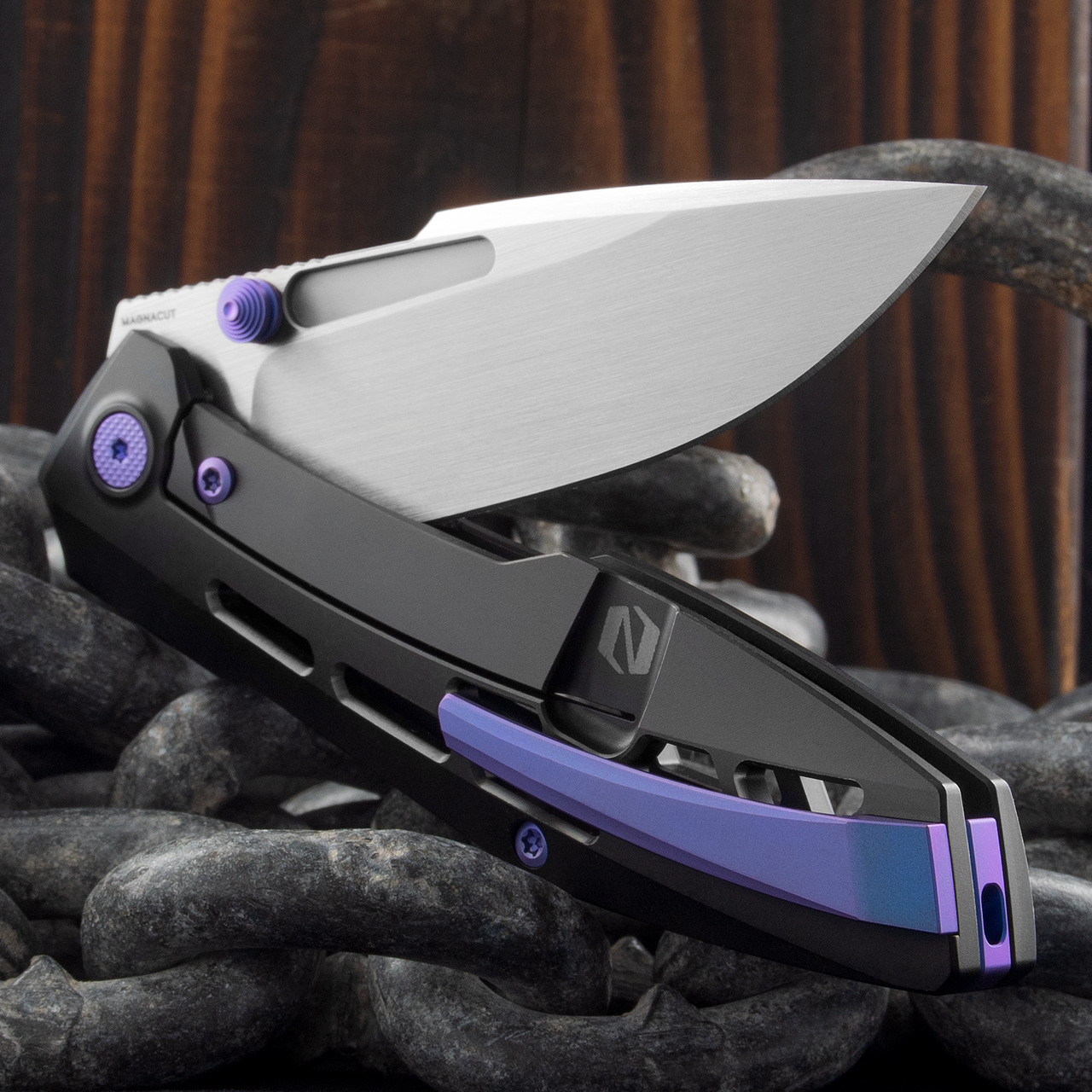 Null Raiden R2 Aero Blurple | Folding Pocket Knife