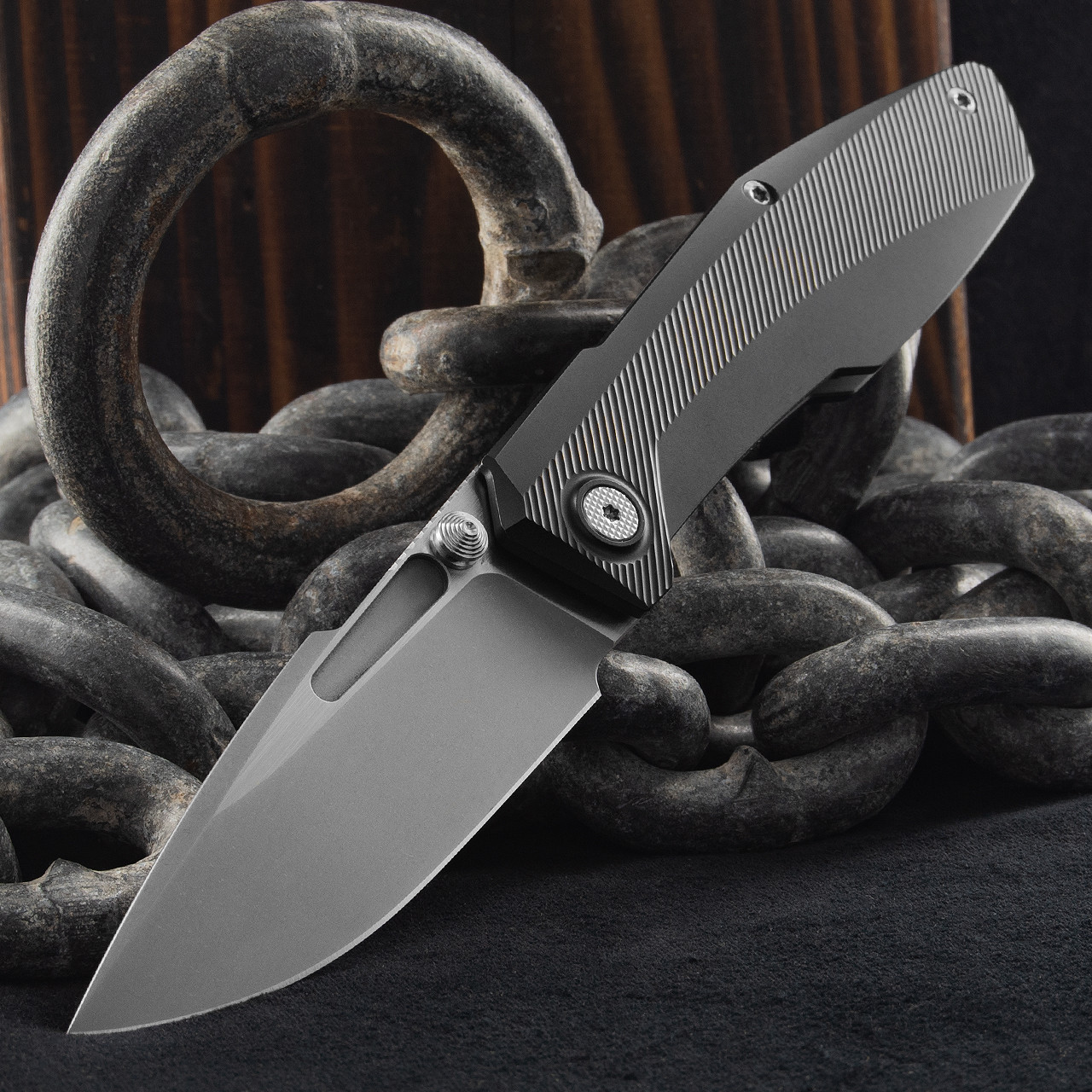 Null Raiden R2 Type S Dark Stonewashed | Folding Pocket Knife