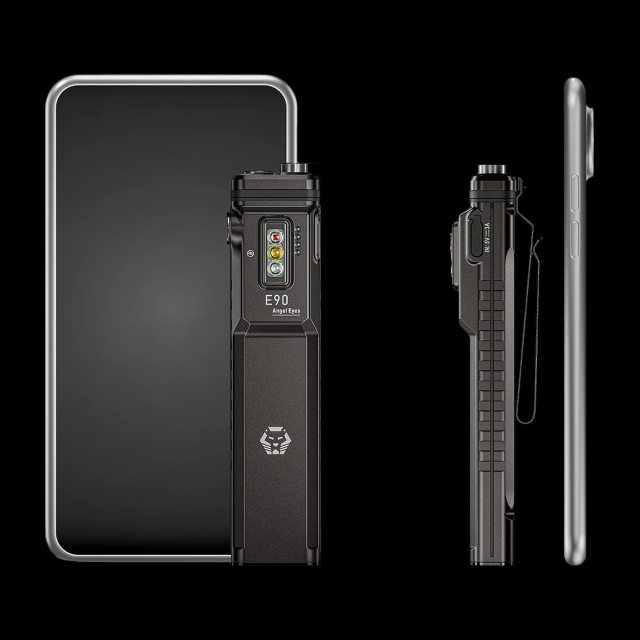 RovyVon Angel Eyes E90 Flat EDC | Flashlight