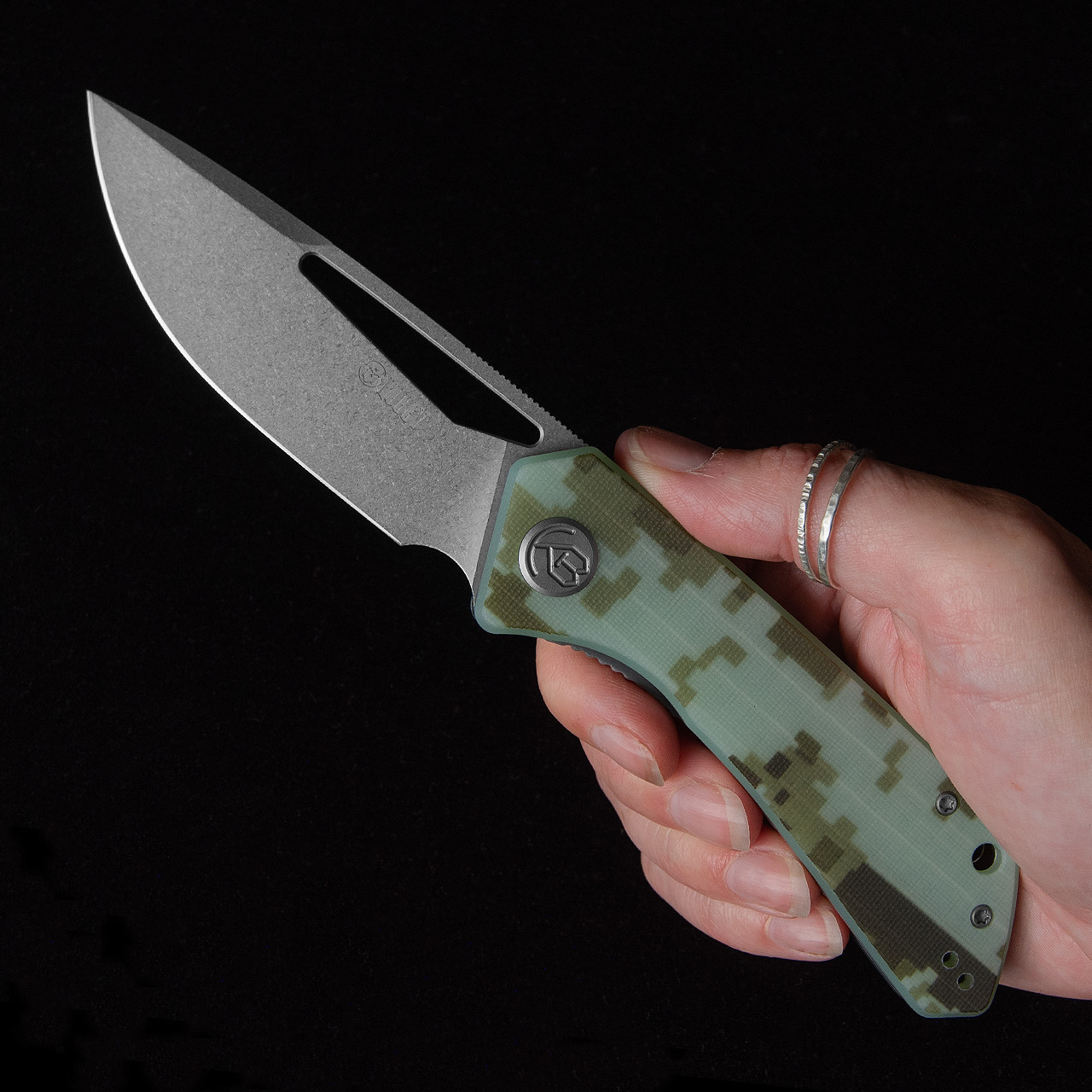 Kubey Thalia G10 Camo | Folding Pocket Knife