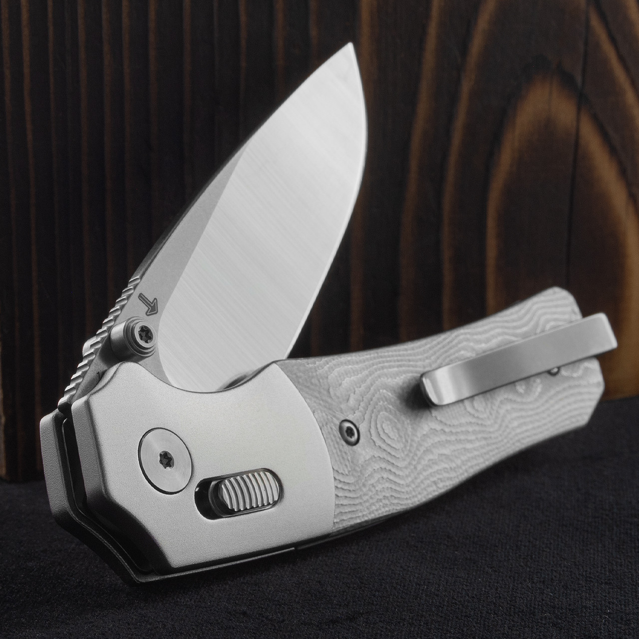 QSP Vault Glyde Lock G10 Aluminium Foil | Folding Pocket Knife