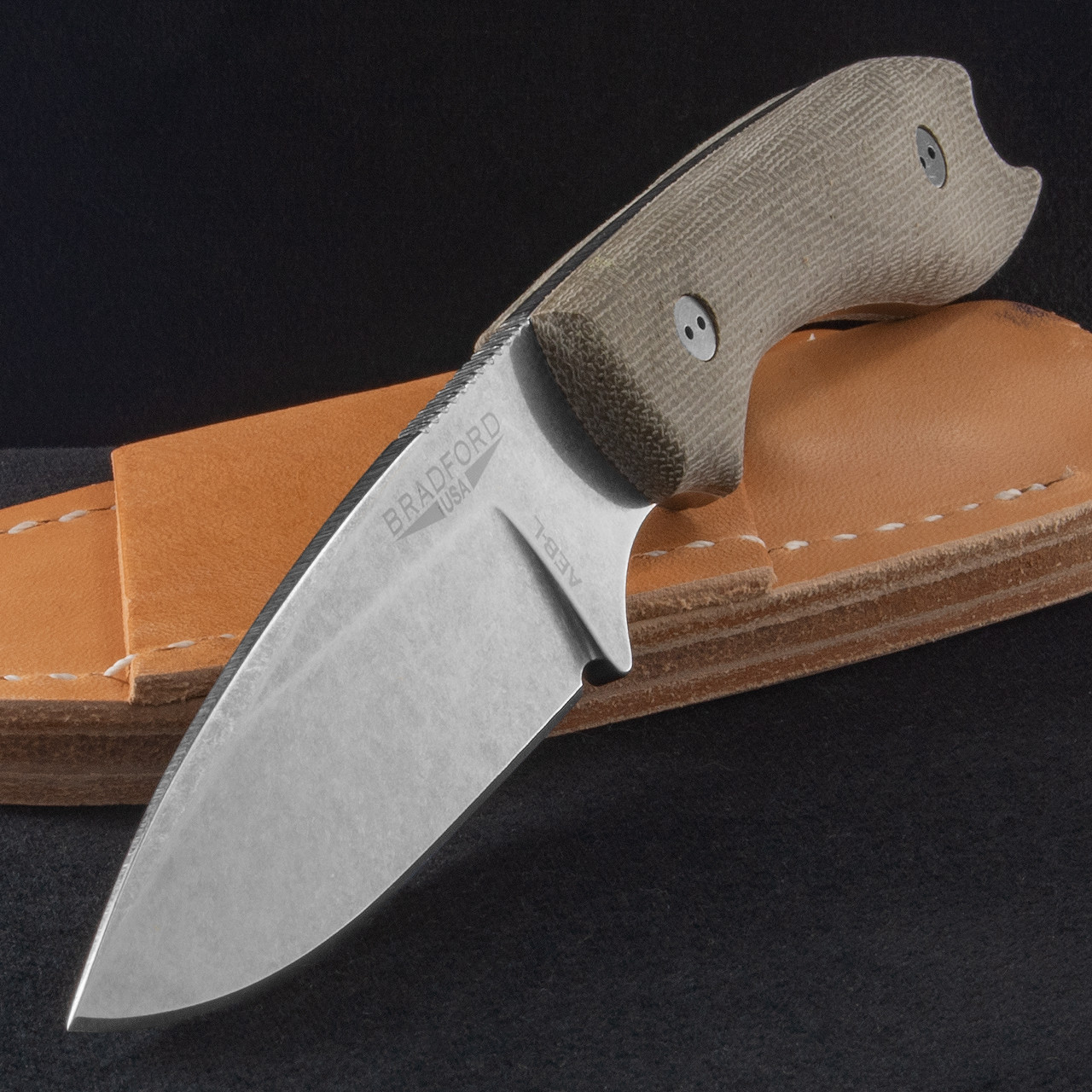 Bradford Guardian 3.2 3D Micarta OD Green | Fixed Blade