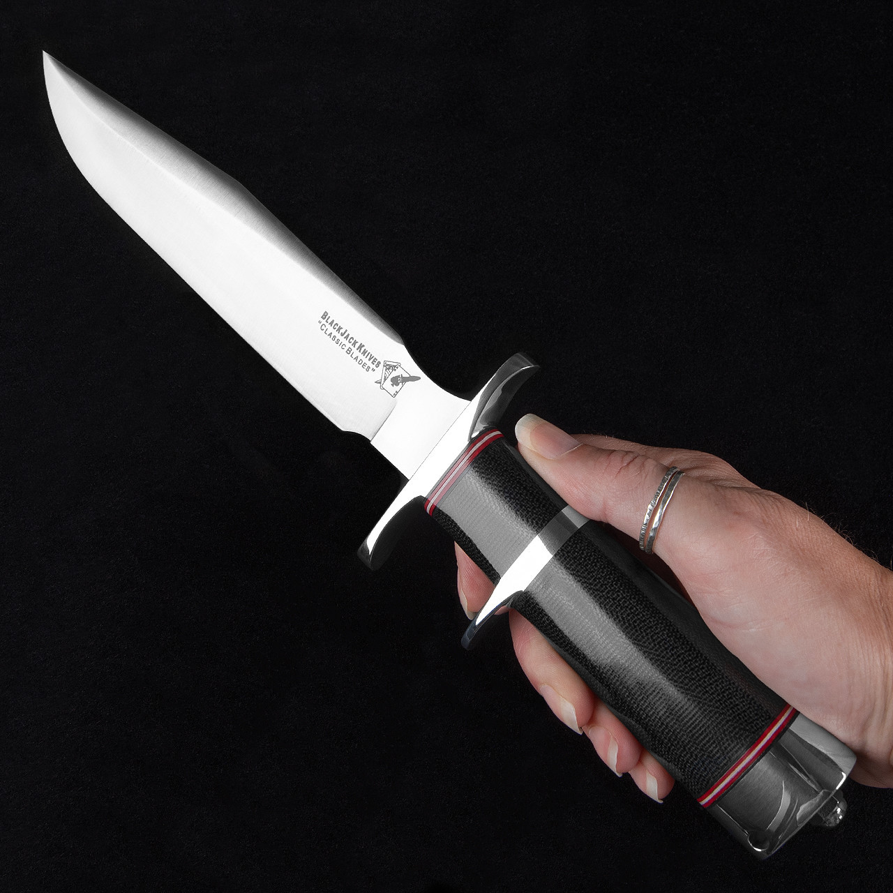 BlackJack Classic Model 7 Subhilt Black | Folding Pocket Knife