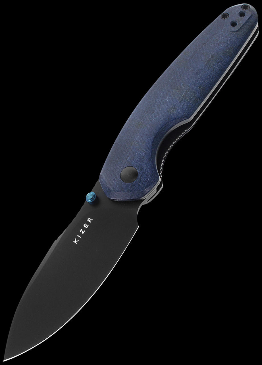 Kizer Meteora Blue Canyon Richlite | Folding Pocket Knife
