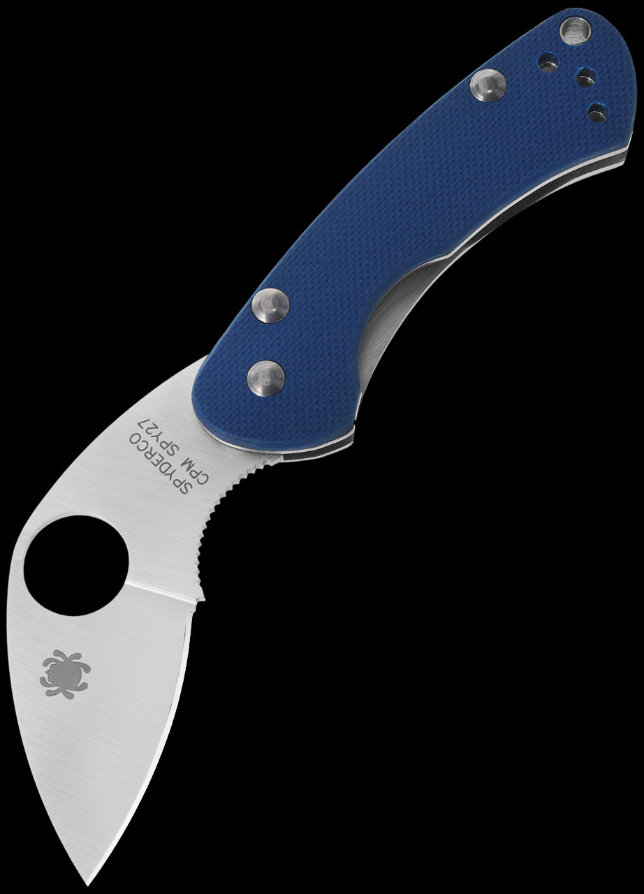 Spyderco Balance Cobalt Blue G10 | Folding Pocket Knife