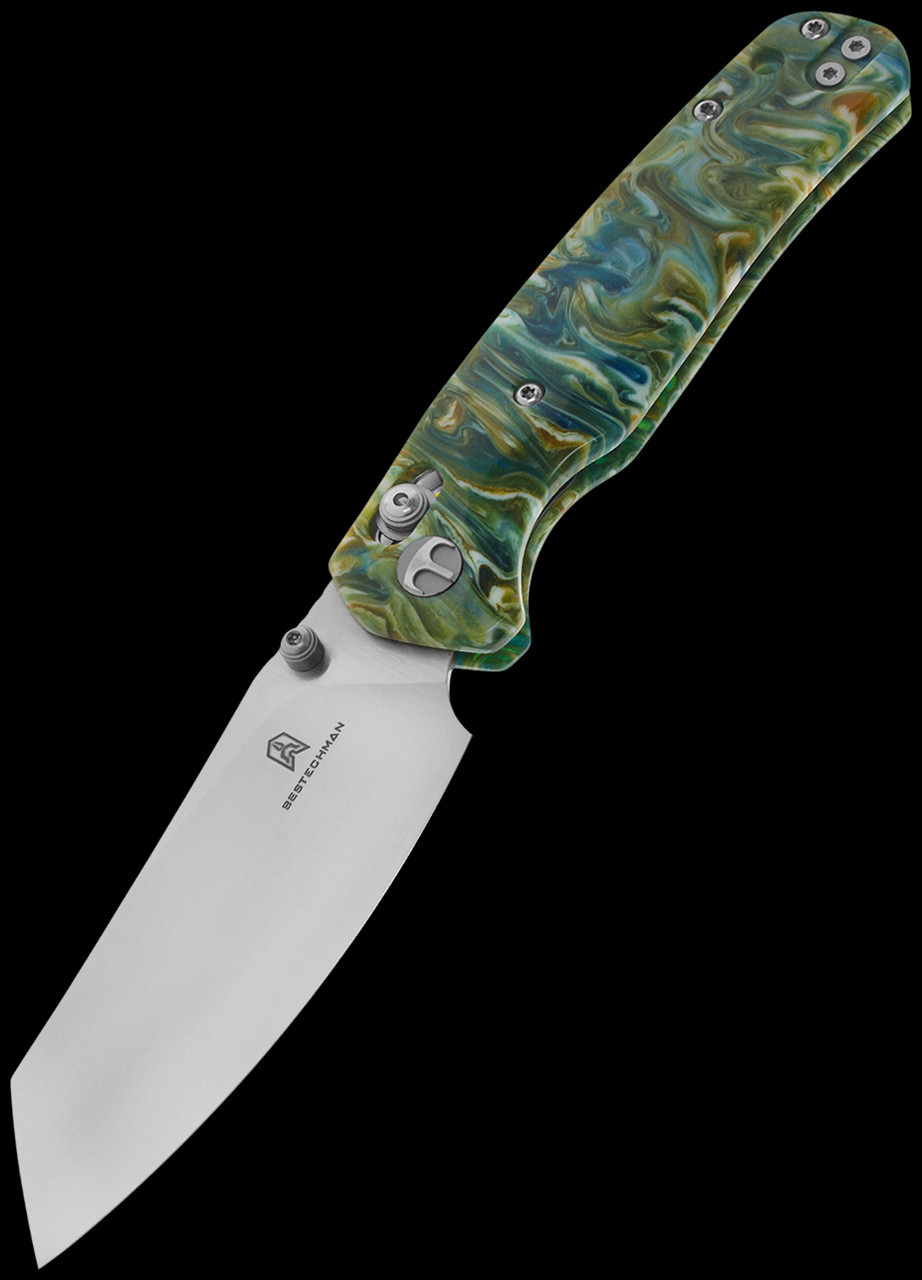 ベジッタ Bestech Cicada's Wing Green Resin | Folding Knife